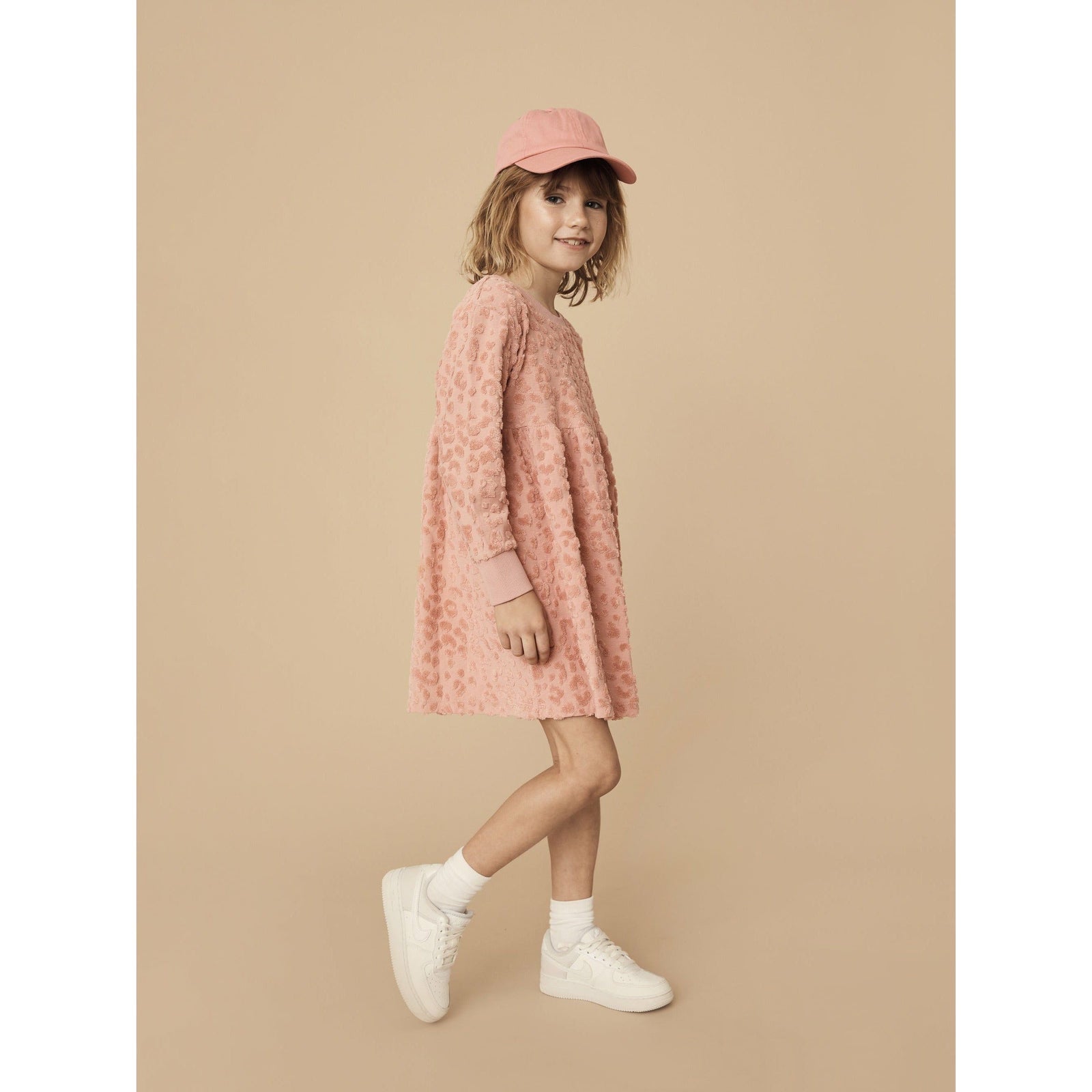 Dusty Rose Terry Dress