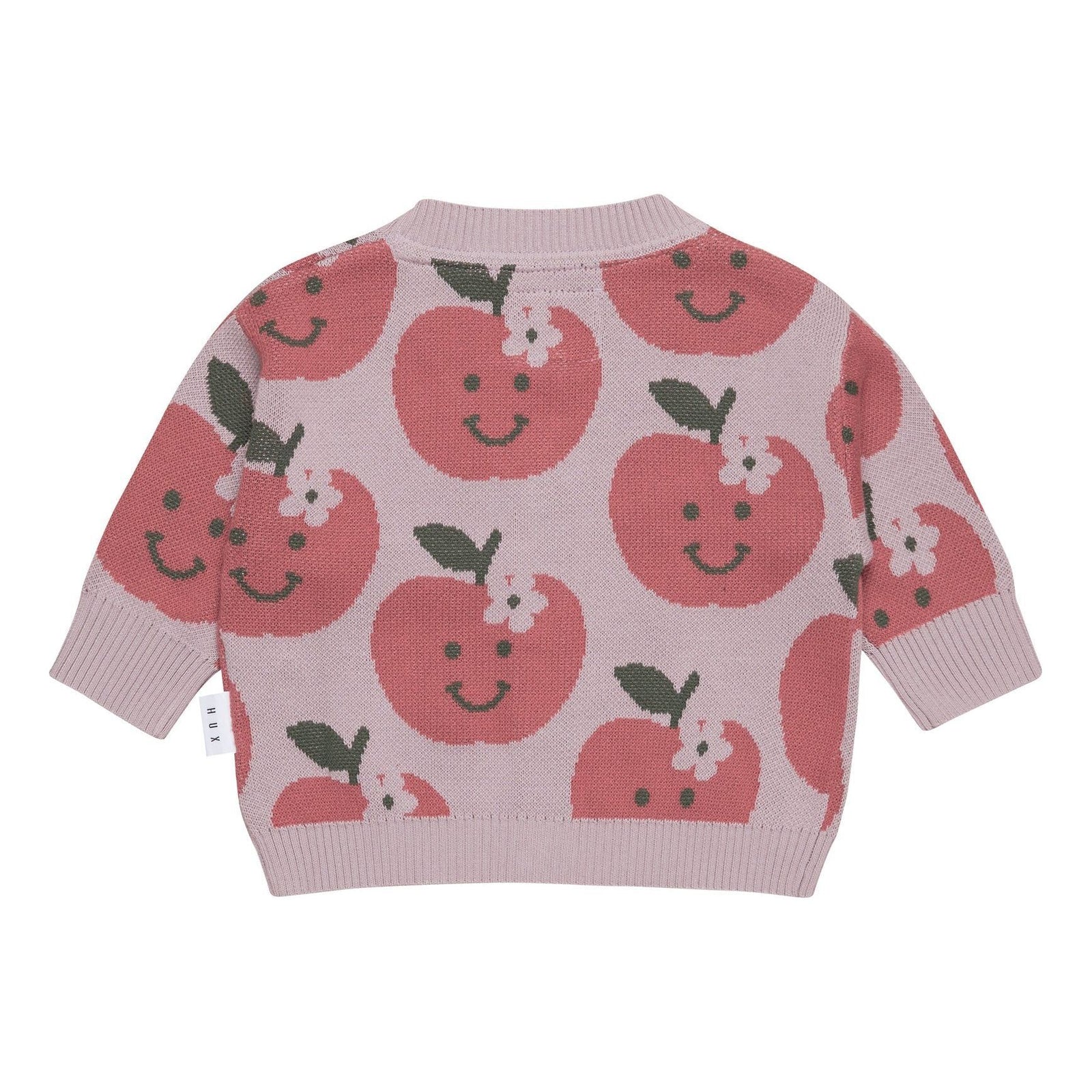 Apple Boxy Cardi - Lilac