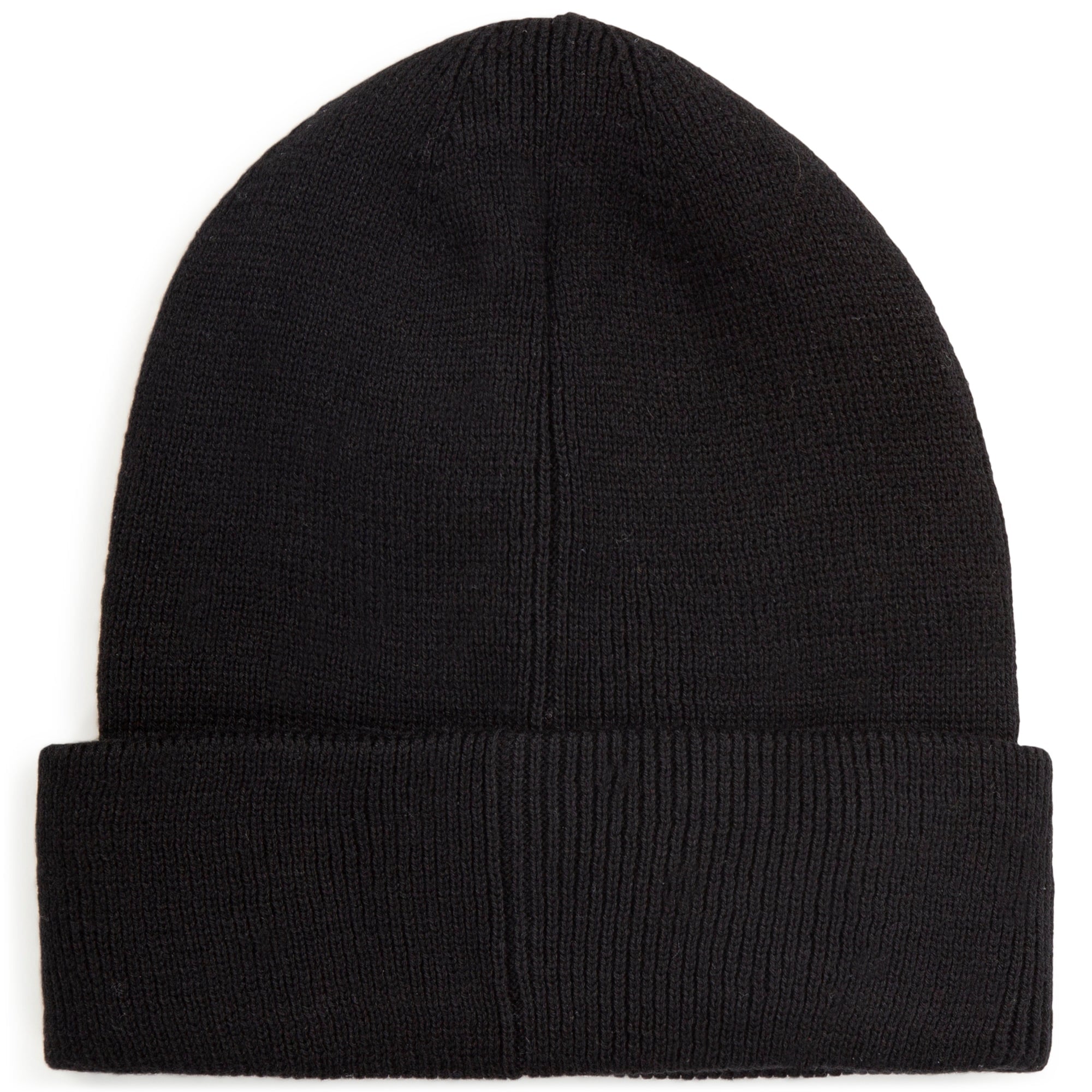 Double-Layer Knitted Hat - Black