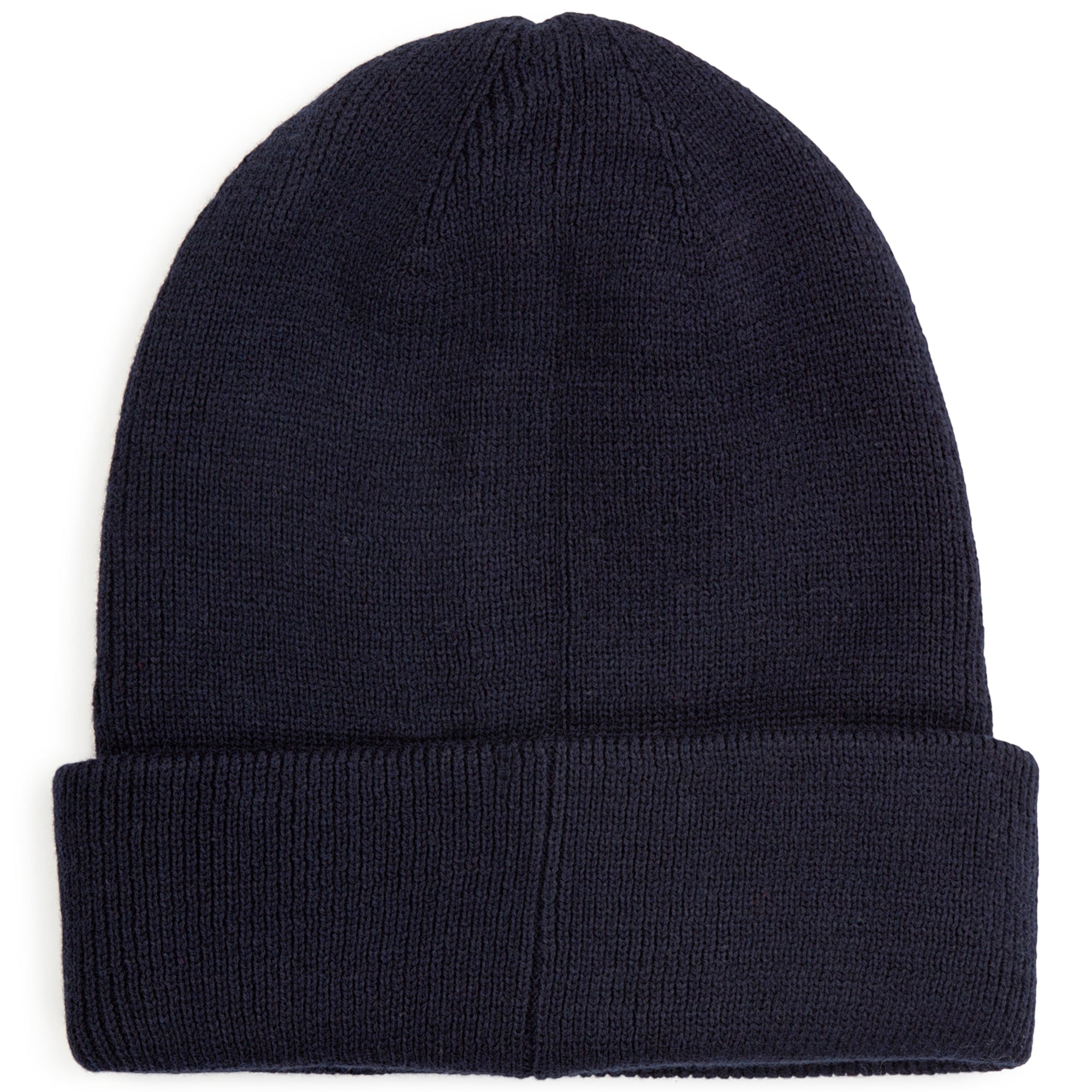 Double-Layer Knitted Hat - Navy