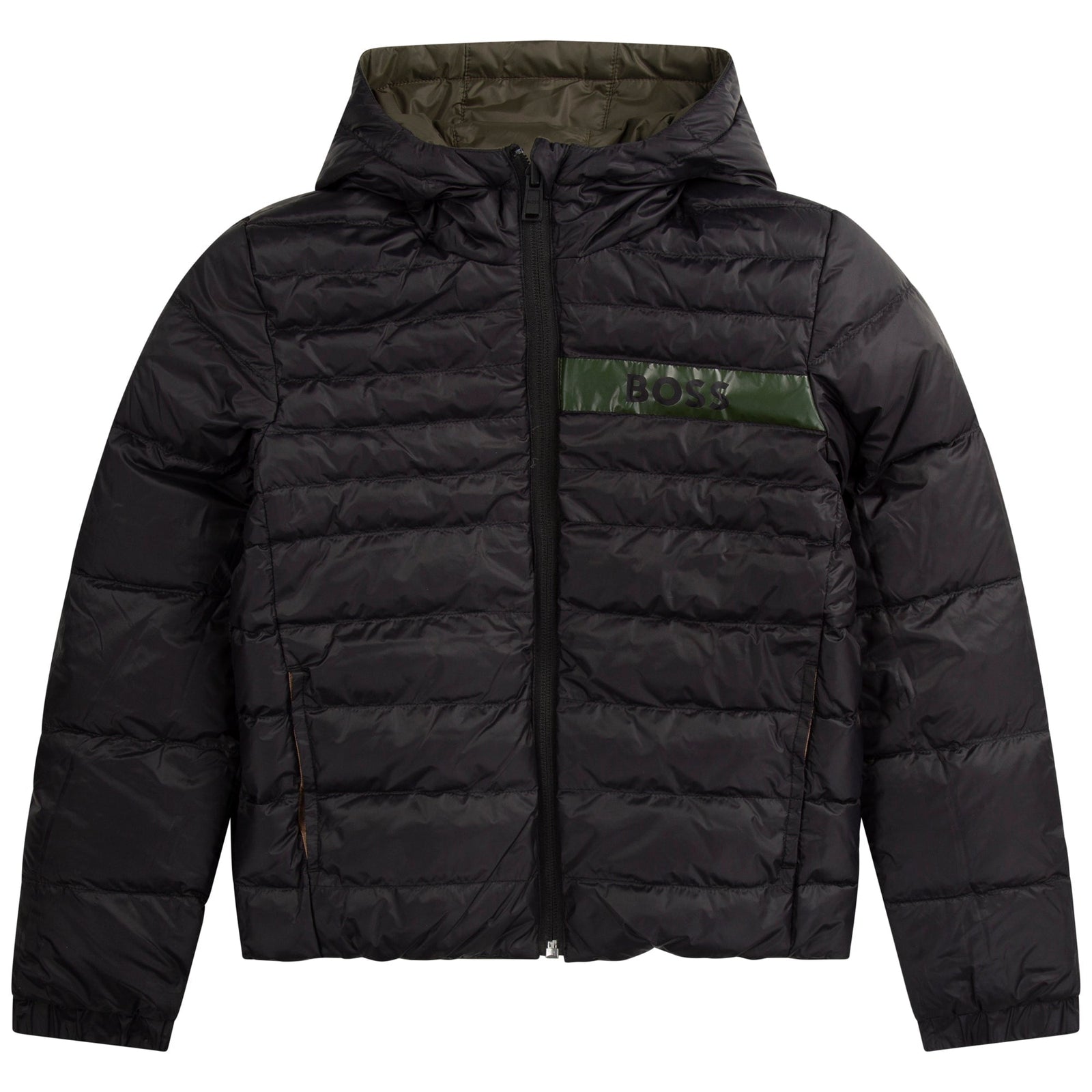 Reversible Waterproof Jacket - Forest Green