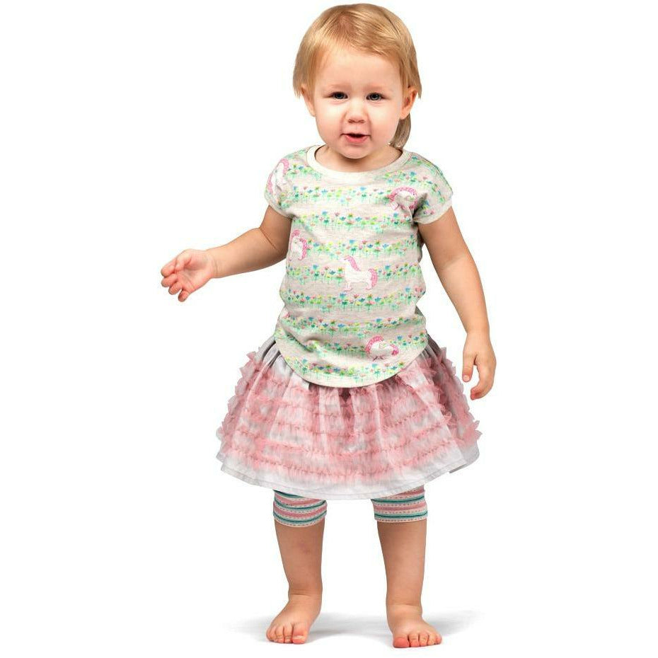 Classic Tank - Unicorn Flower Stripe