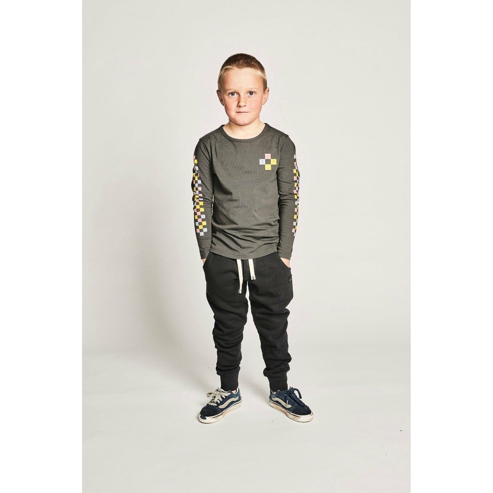 Pixel Ls Tee - Soft Blk