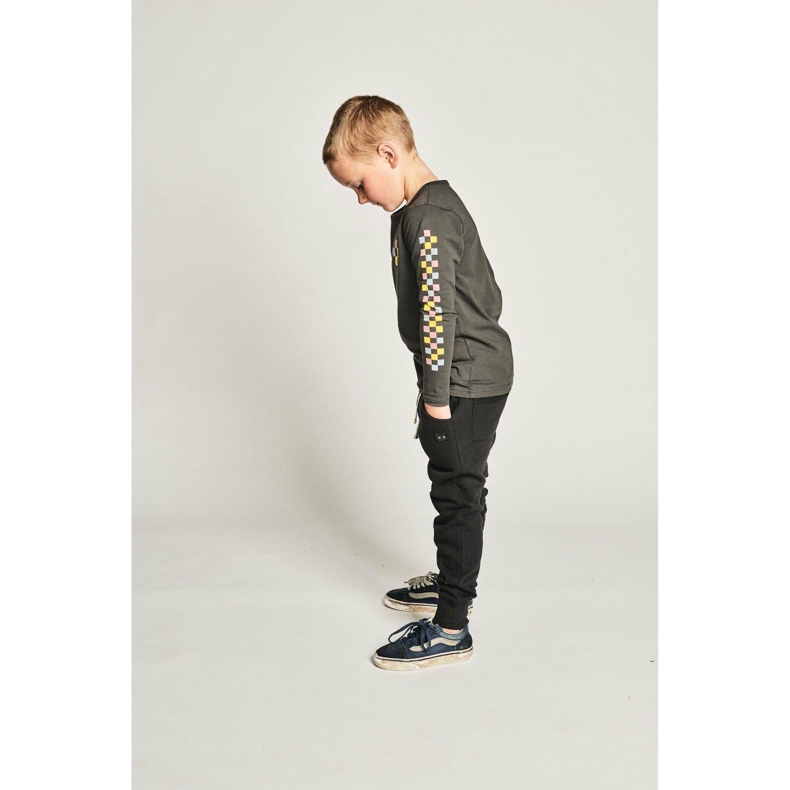 Pixel Ls Tee - Soft Blk