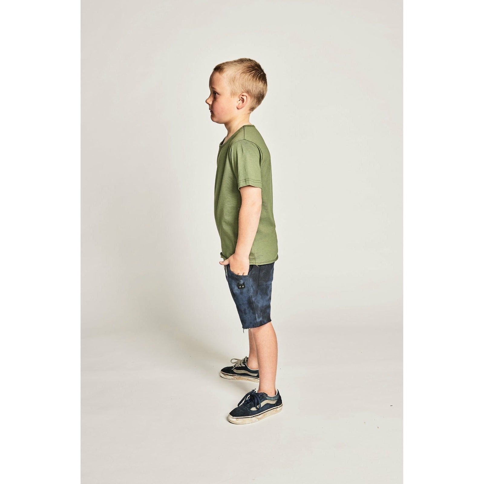 Trash Track Short - Dk Denim Dye