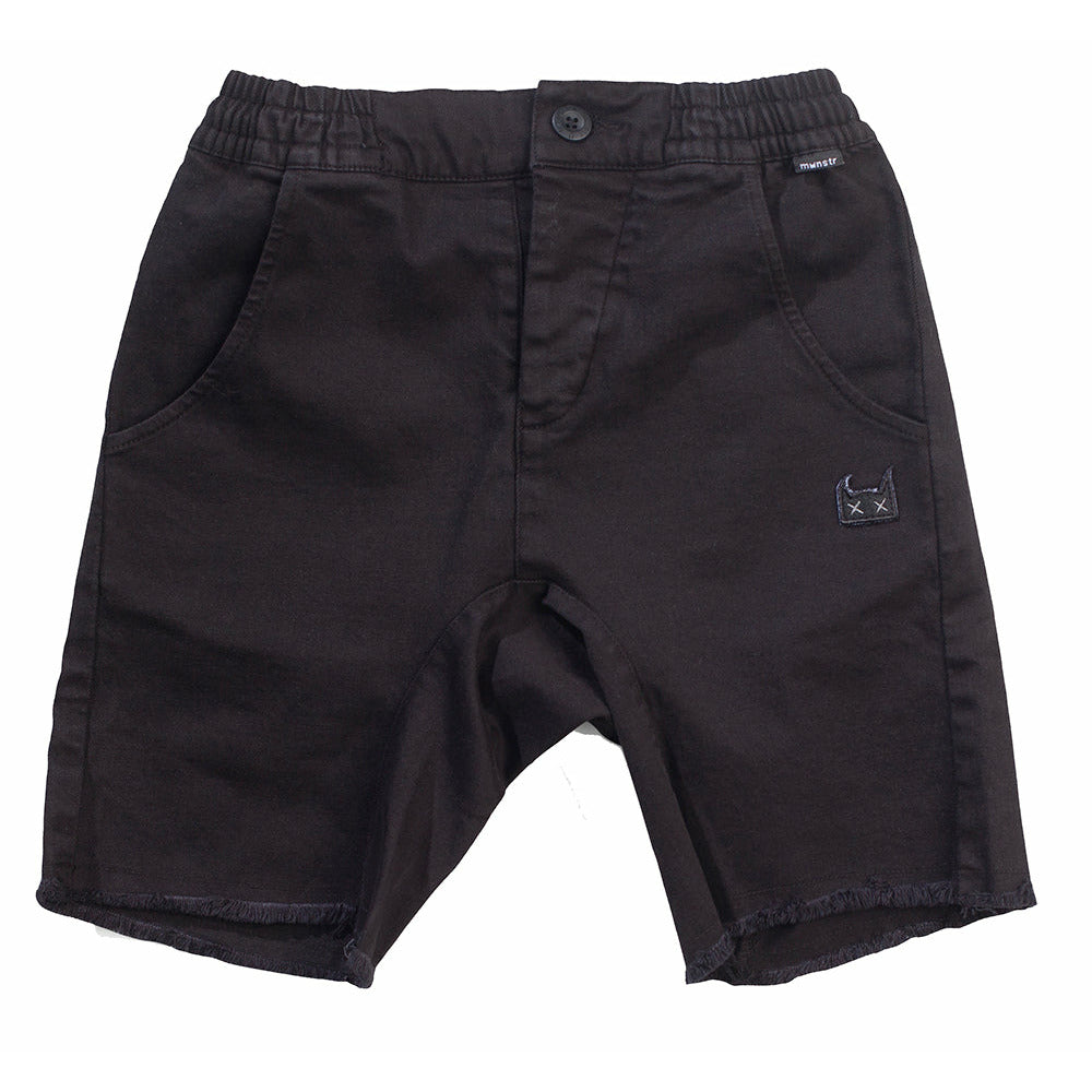 Ethan Denim Short - Washed Black