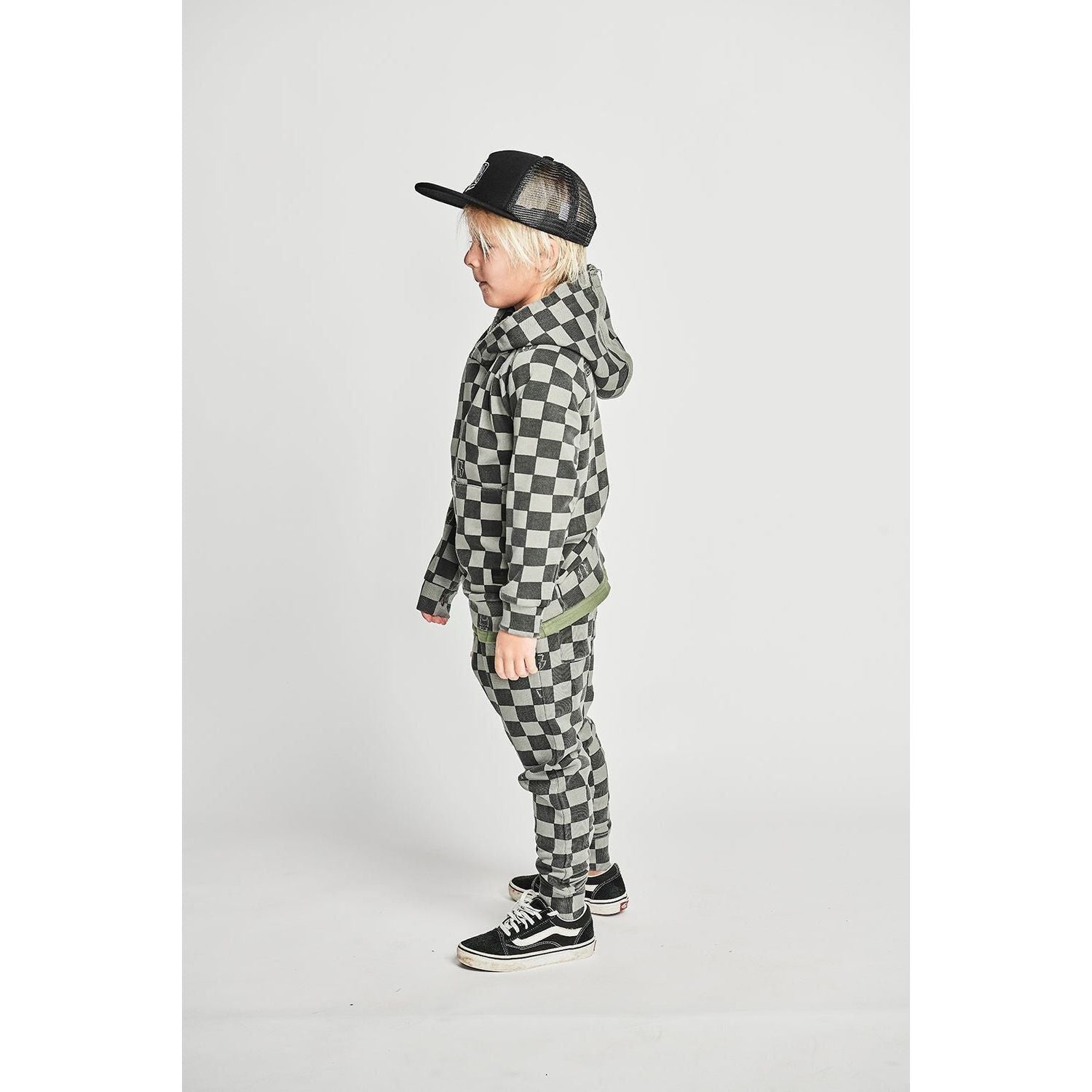 Check Me Hoody - Washed Black