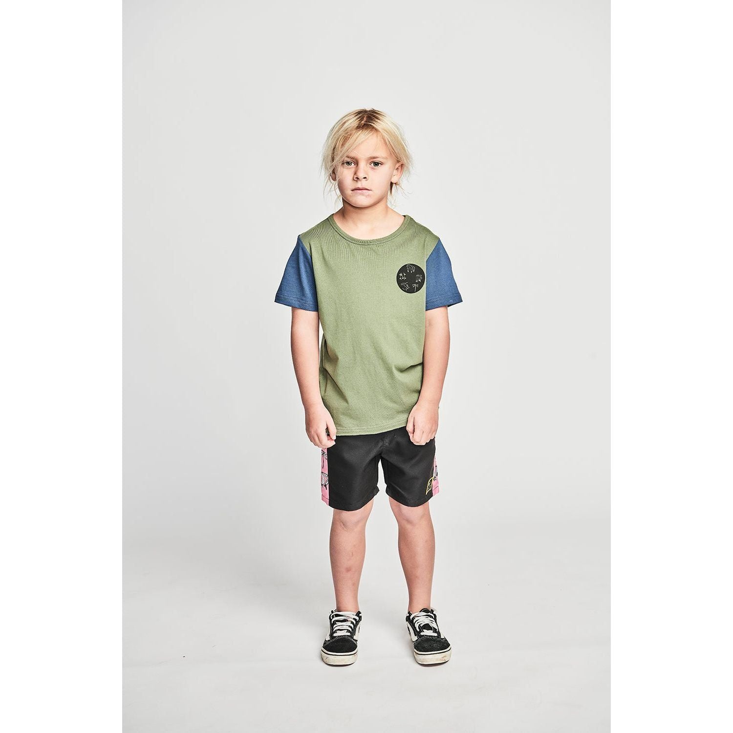 Creepy Tee - Olivine/Dk Denim