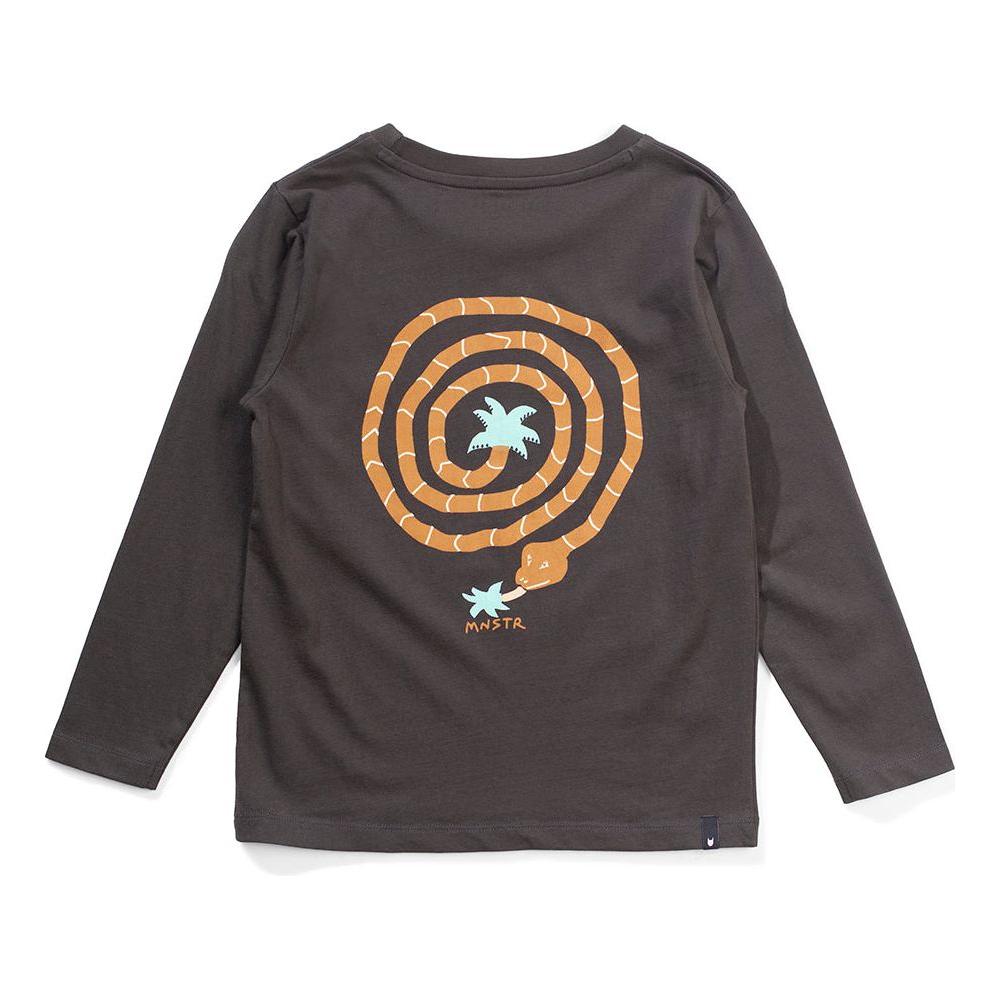 Palmython Ls Tee - Soft Black