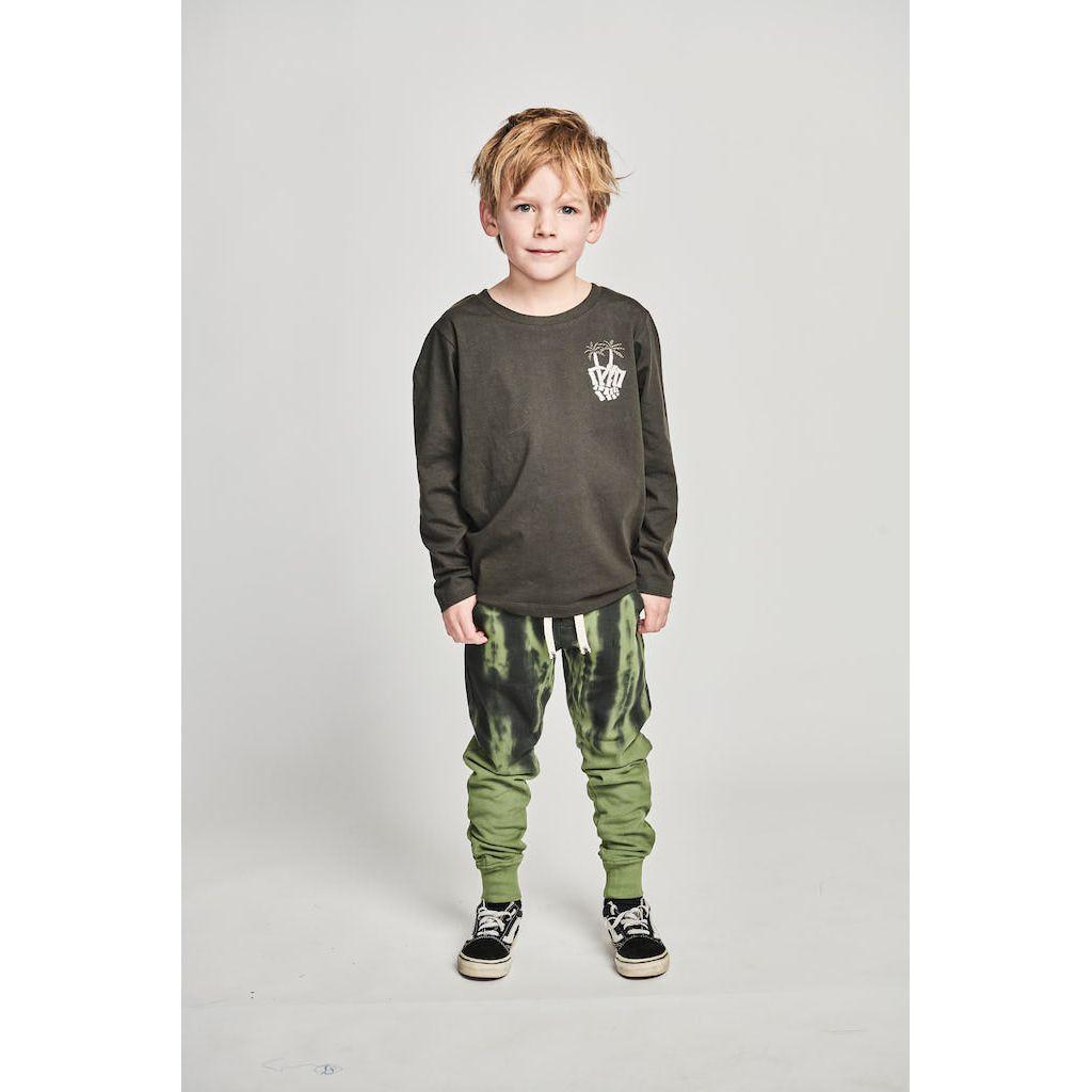 Palmbones Ls Tee - Soft Black