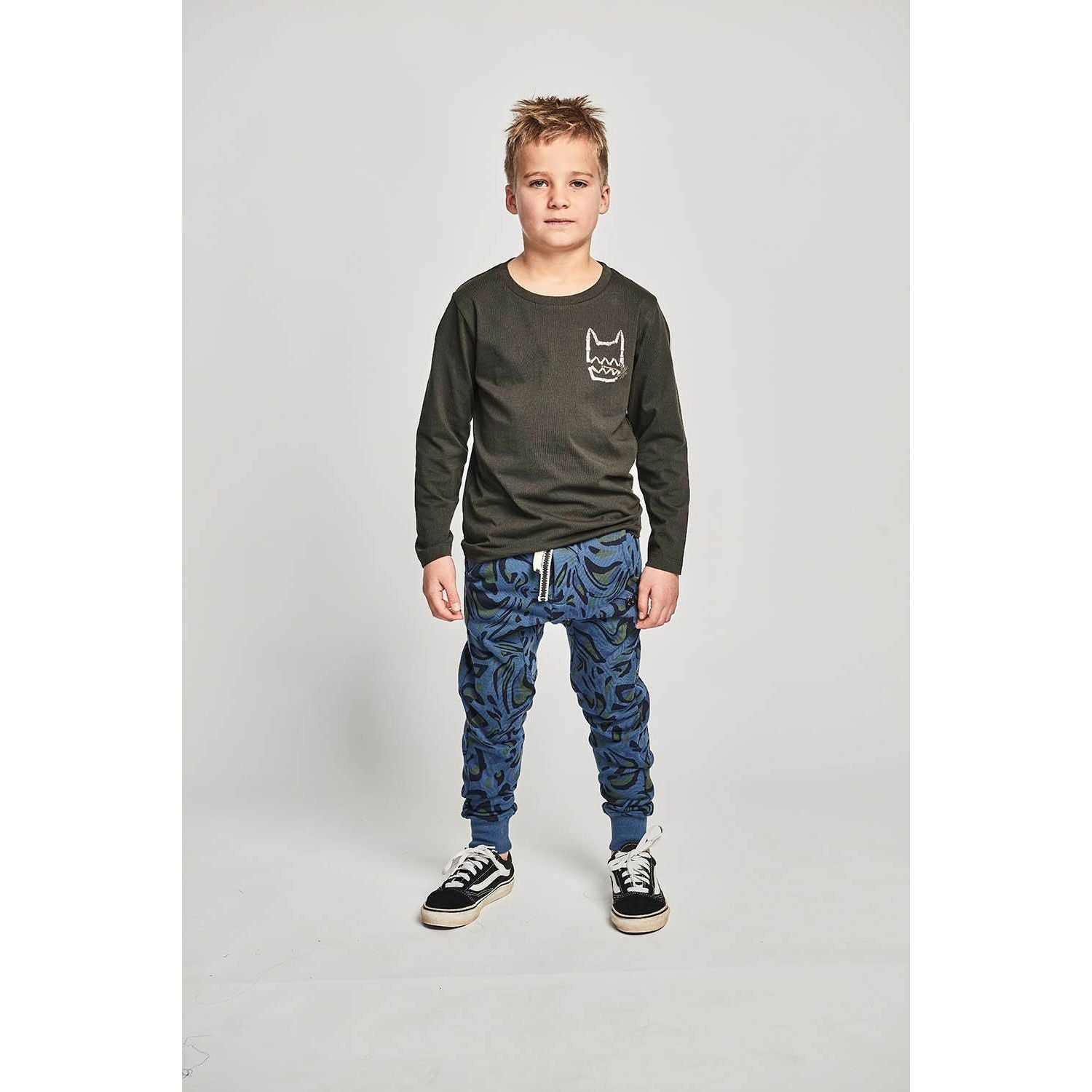 Chomp Ls Tee - Soft Black