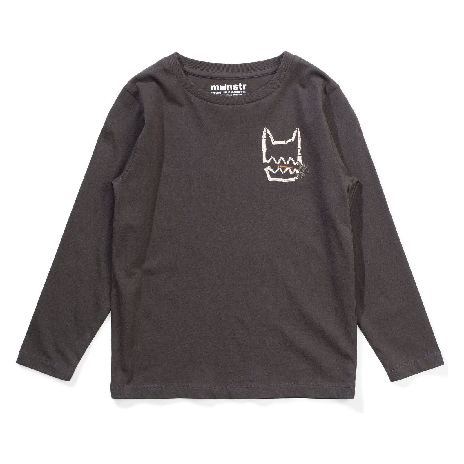 Chomp Ls Tee - Soft Black