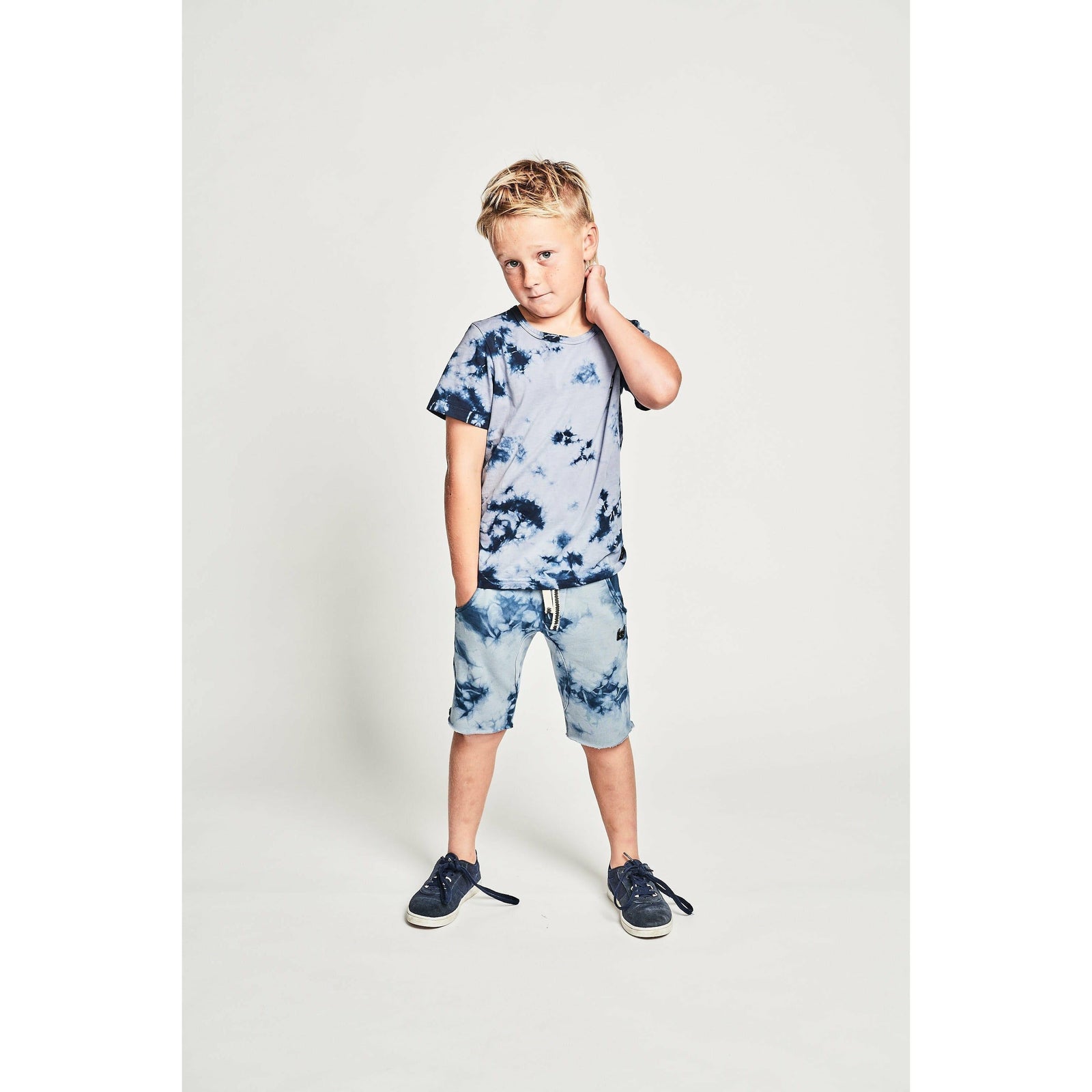 Thrasher Track Short - Mid Blue Dye