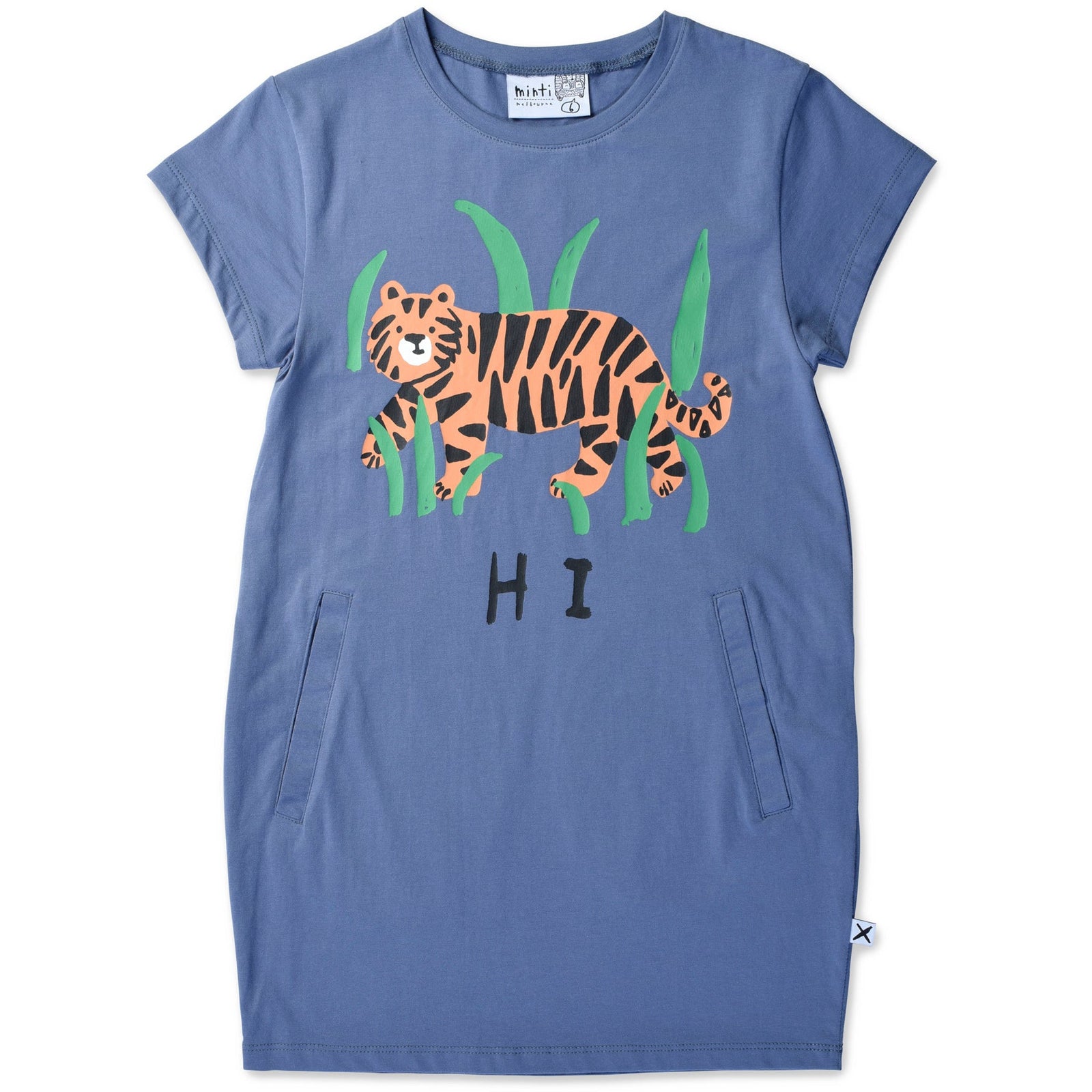 Hi Bye Tiger Dress - Midnight