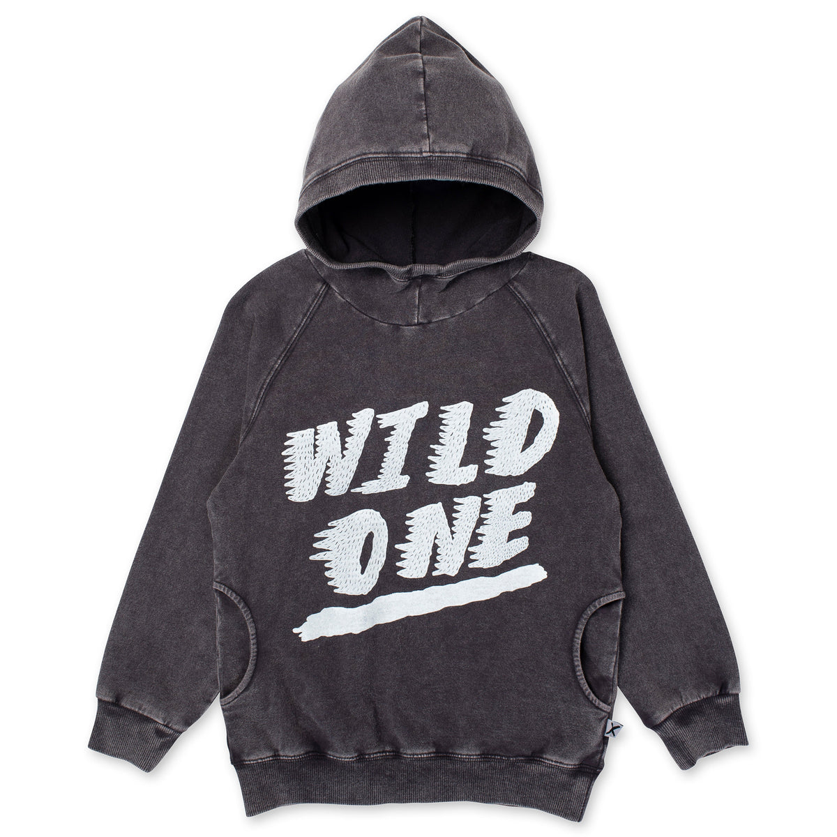 Wild One Hood - Black Wash