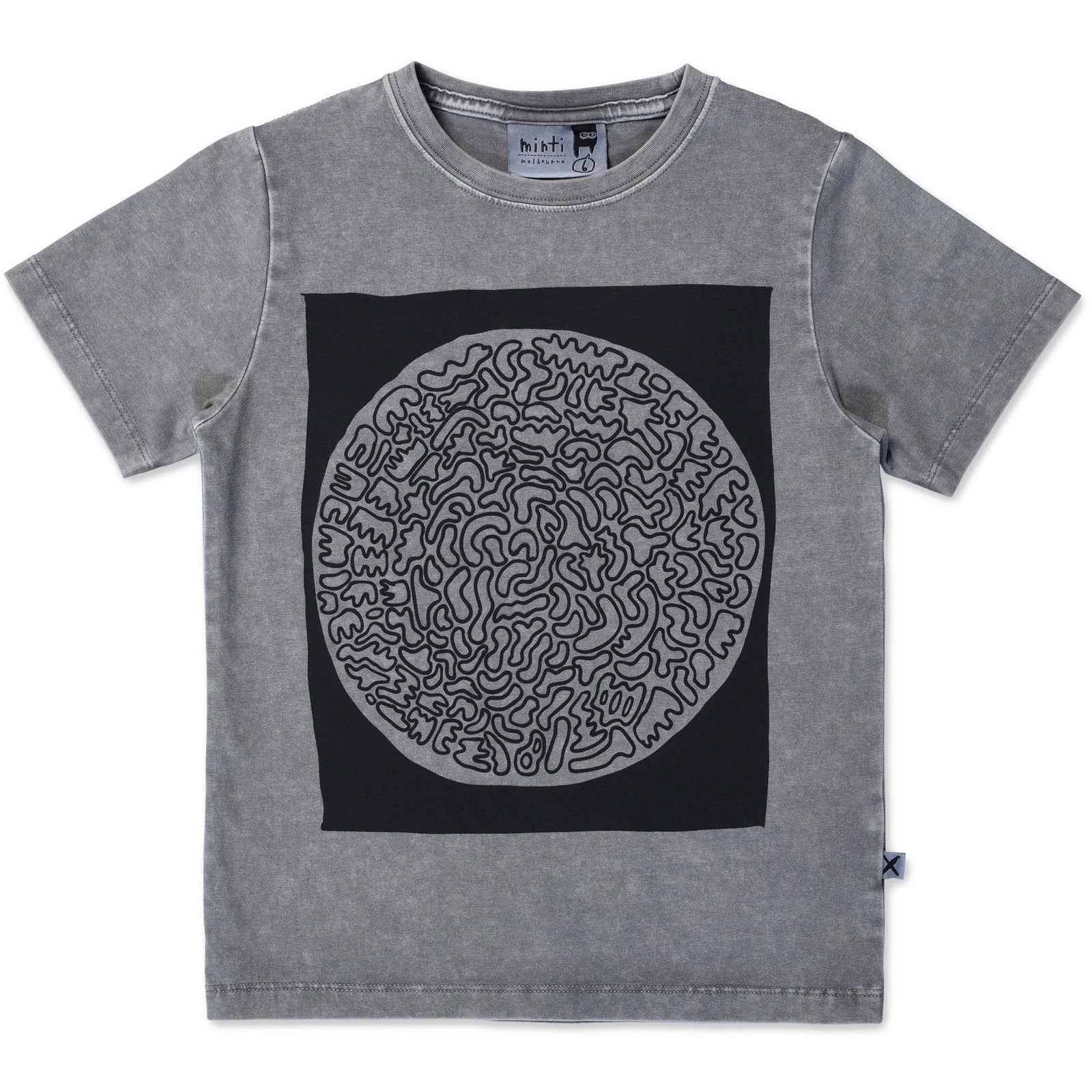 Black Hole Tee - Grey Wash