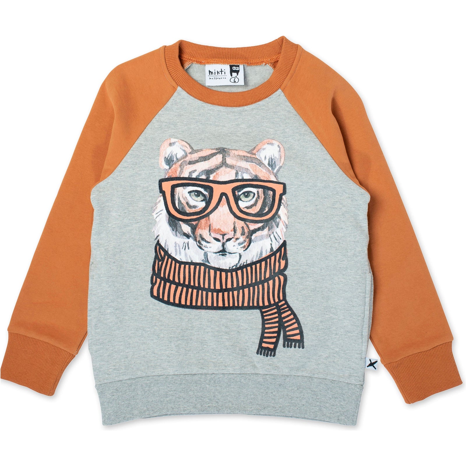 Tiger In Disguise Furry Crew - Grey Marle/Rust