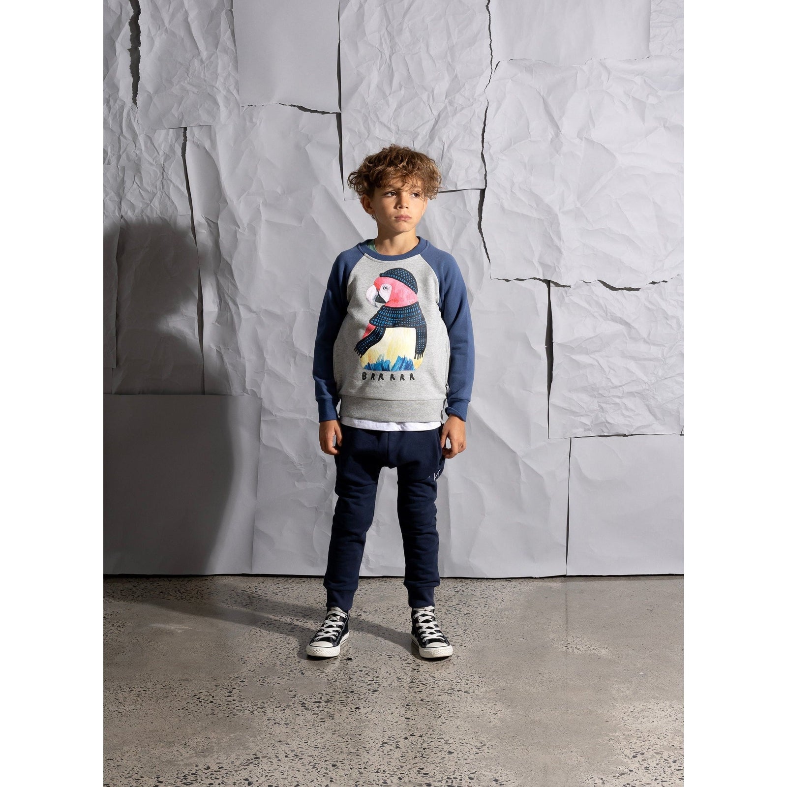 Furry Bronx Trackies - Dark Blue