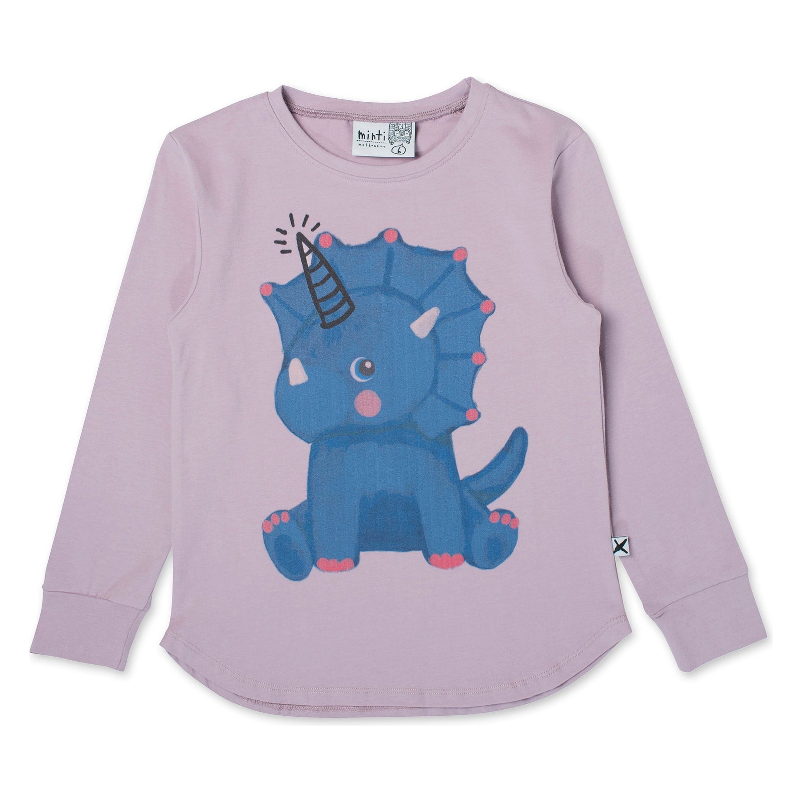 Magical Dino Tee - Muted Purple