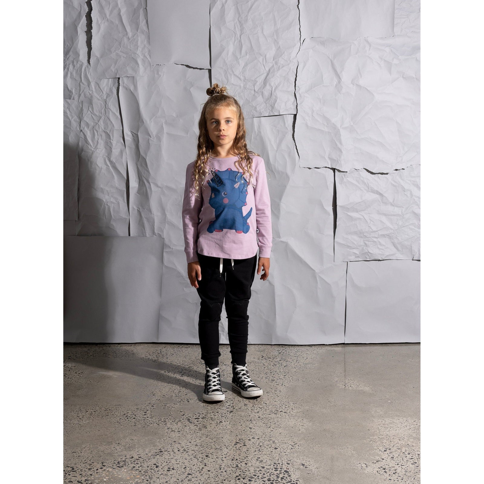 Magical Dino Tee - Muted Purple