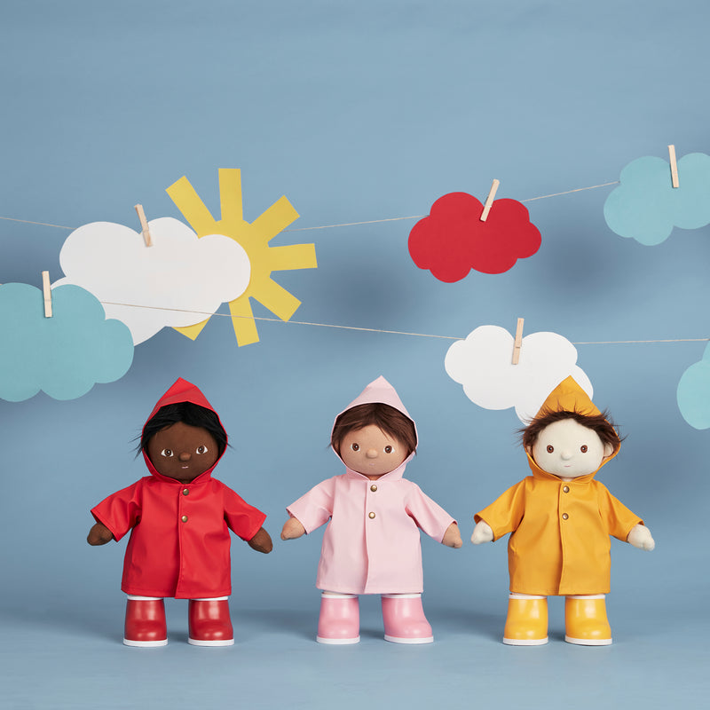 Dinkum Doll Rainy Play Set - Yellow