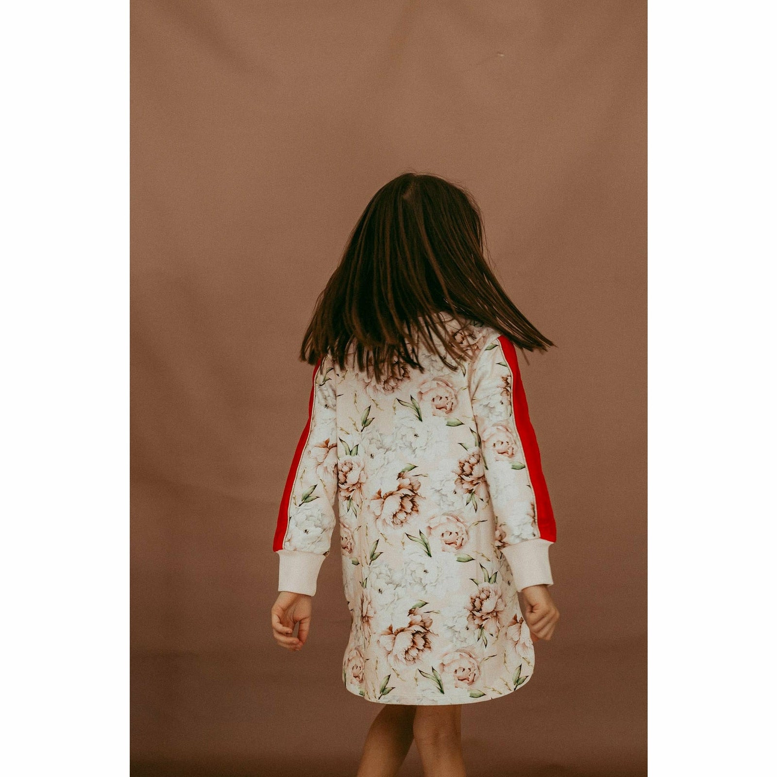 Peppa Dress-Pink Rose Bloom