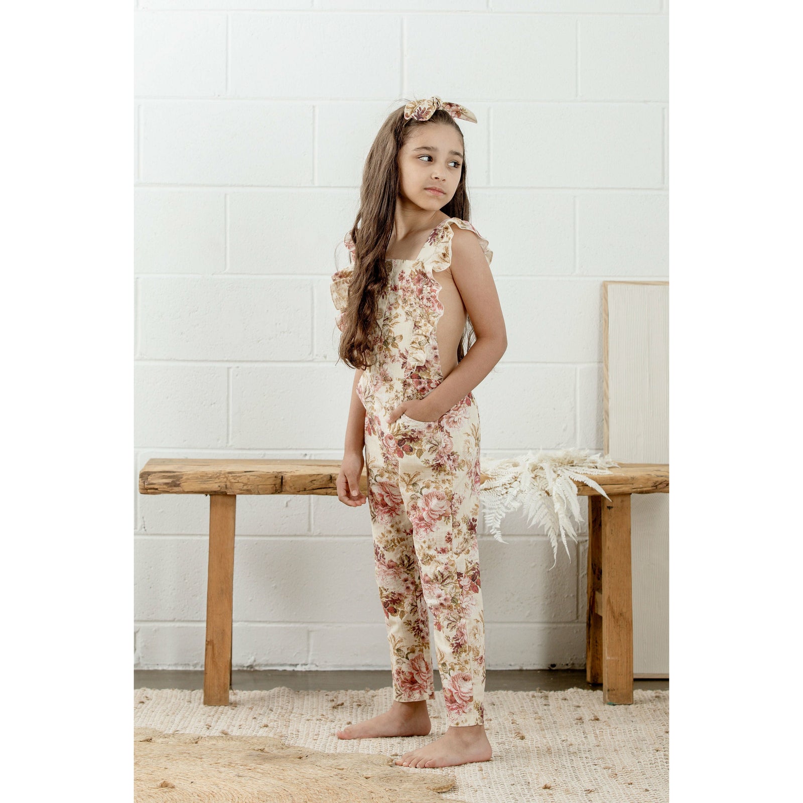 Meadow Ruffle Dungarees