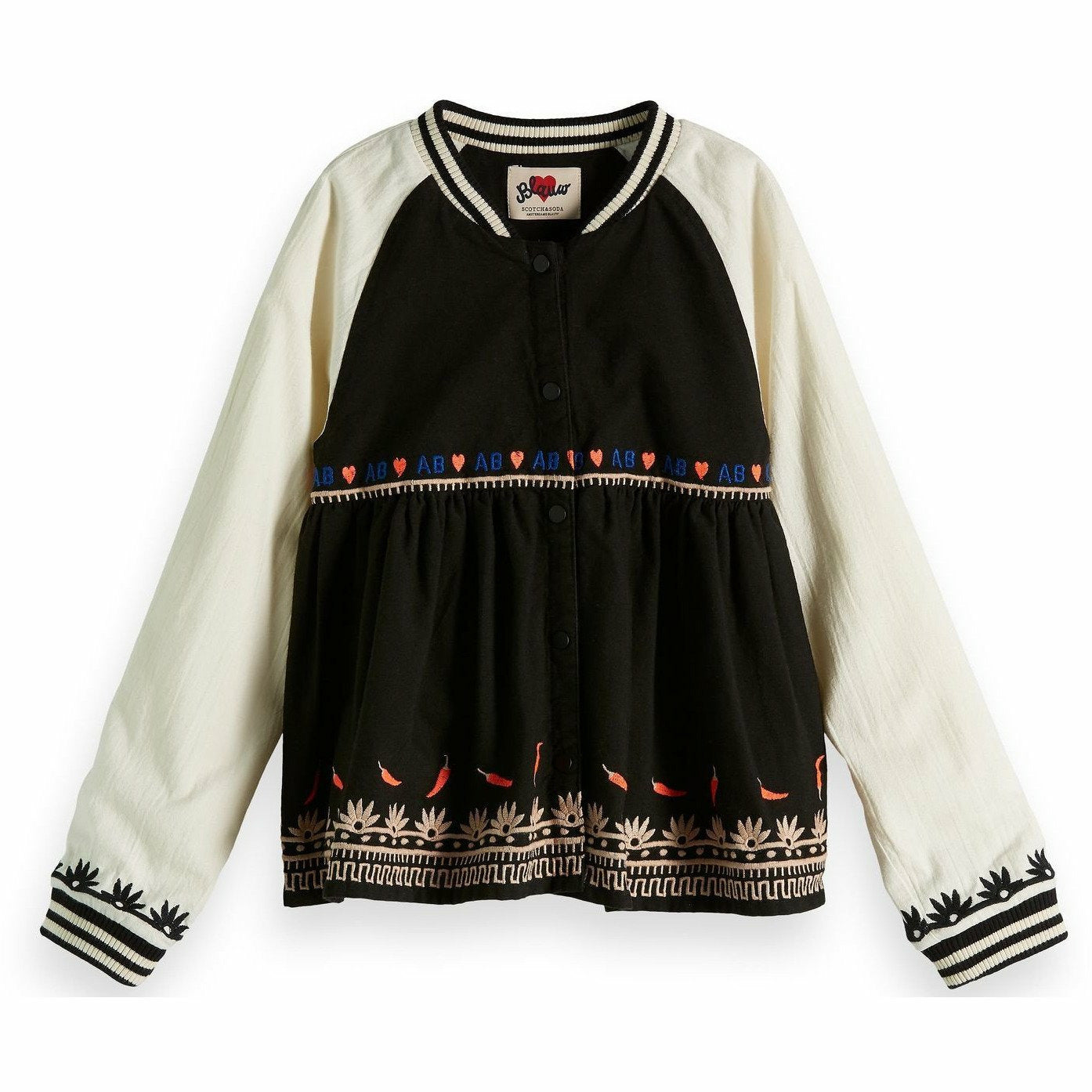 Embroidered Jacket - Black