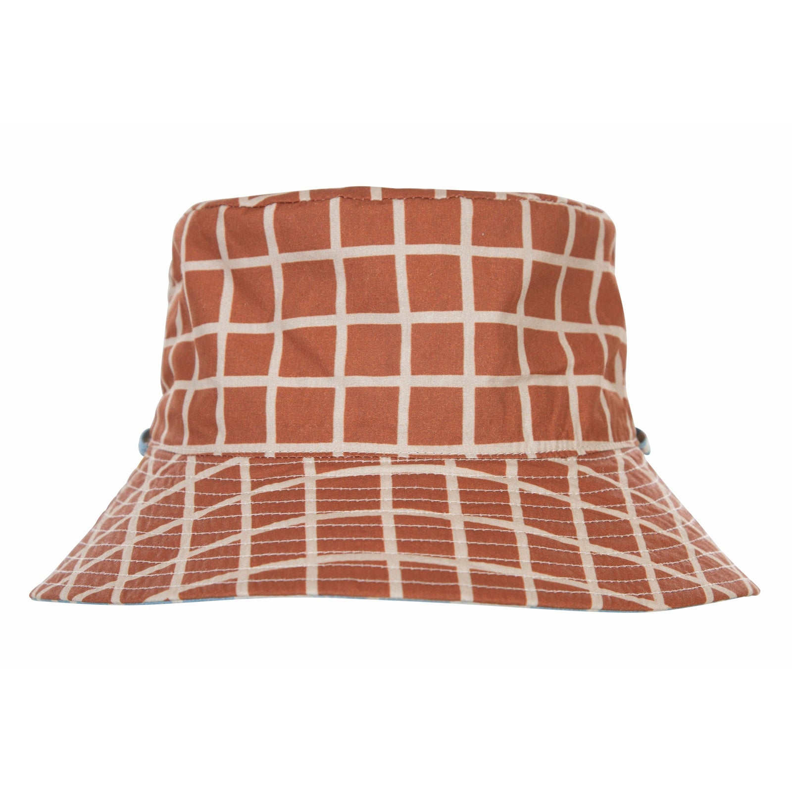 Checks Reversible Bucket Hat