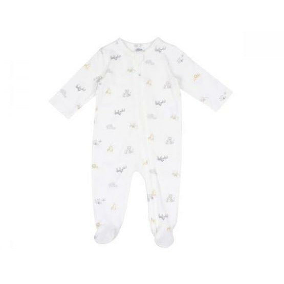 Safari Organic Long Sleeve Romper