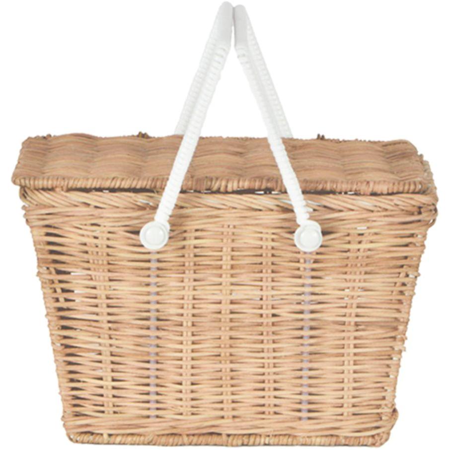 Piki Rattan Basket - Straw