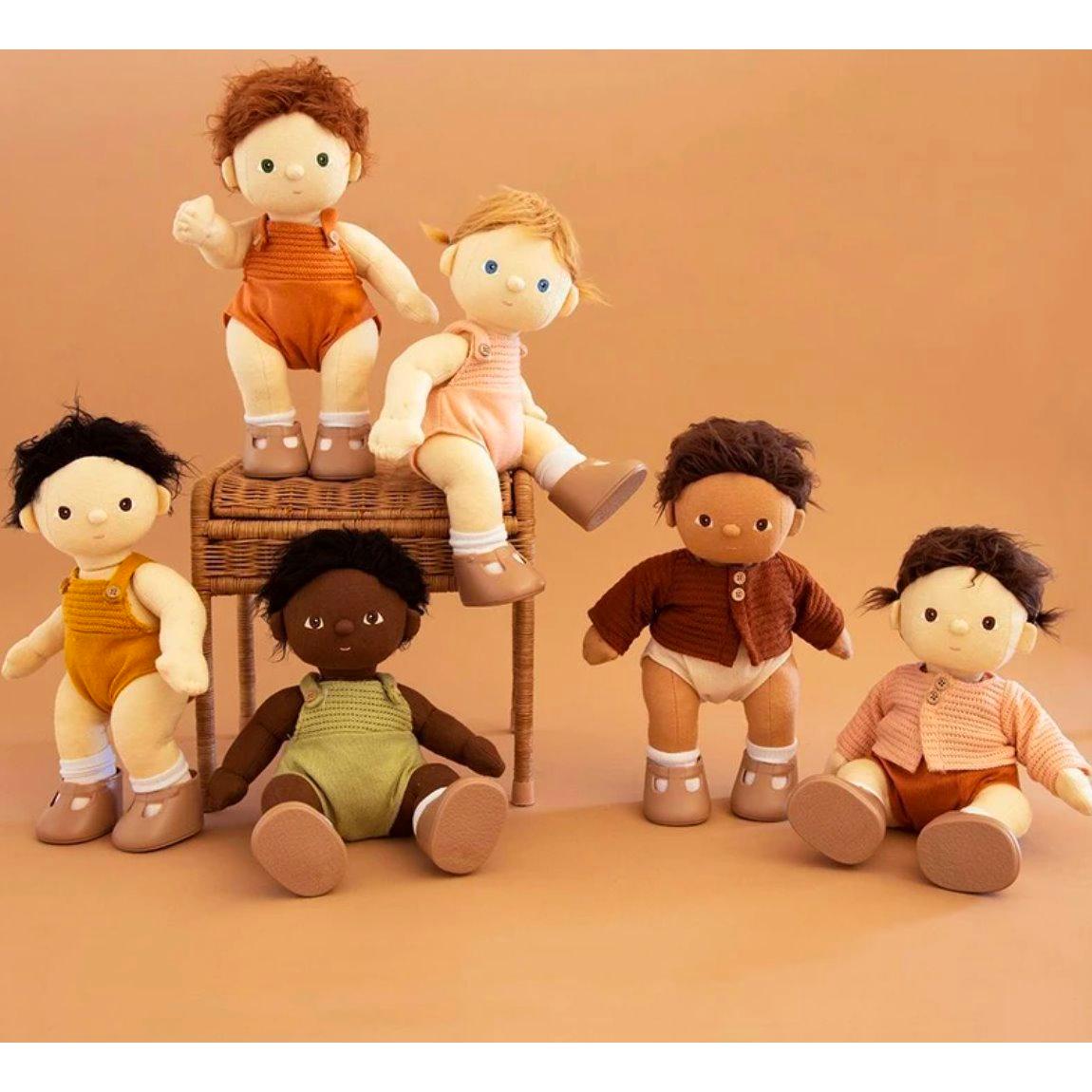 Dinkum Doll Romper - Rust