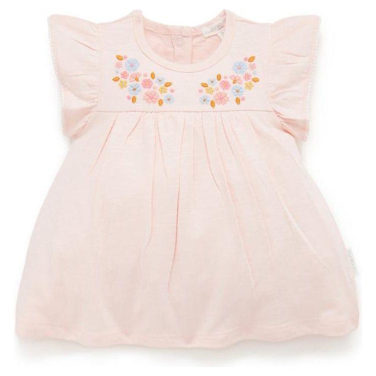 Sherbet Embroidery Bodysuit Dress