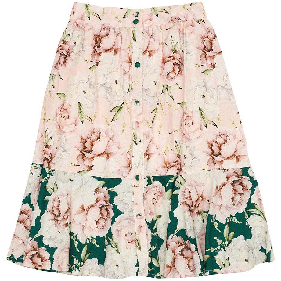 Steph Skirt -Pink Rose
