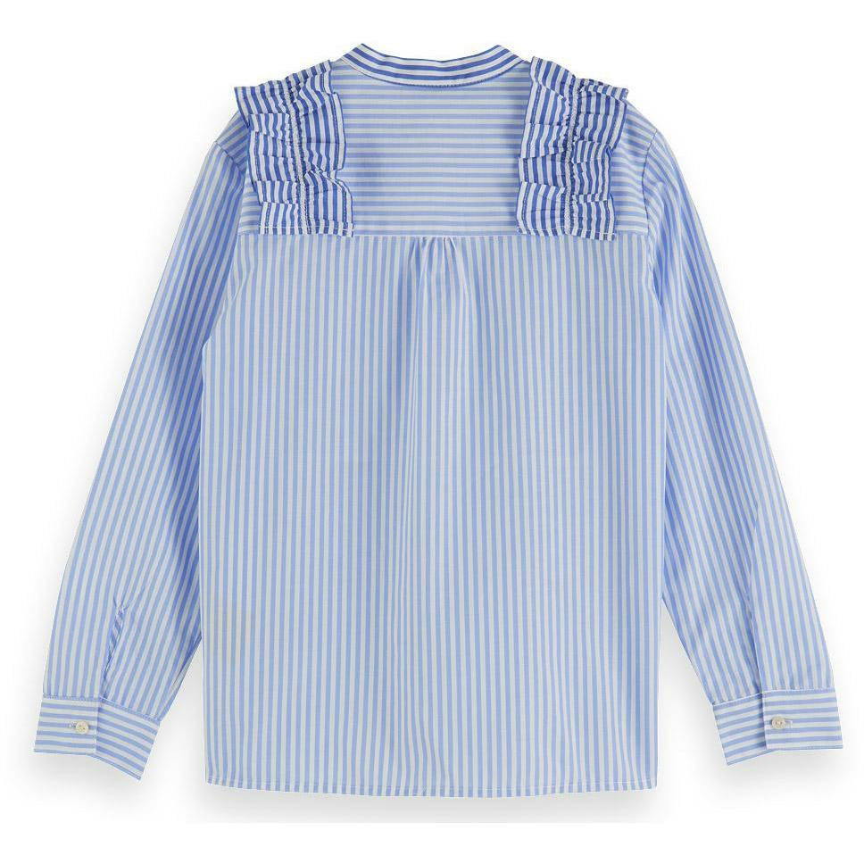 Striped Ruffle Shirt