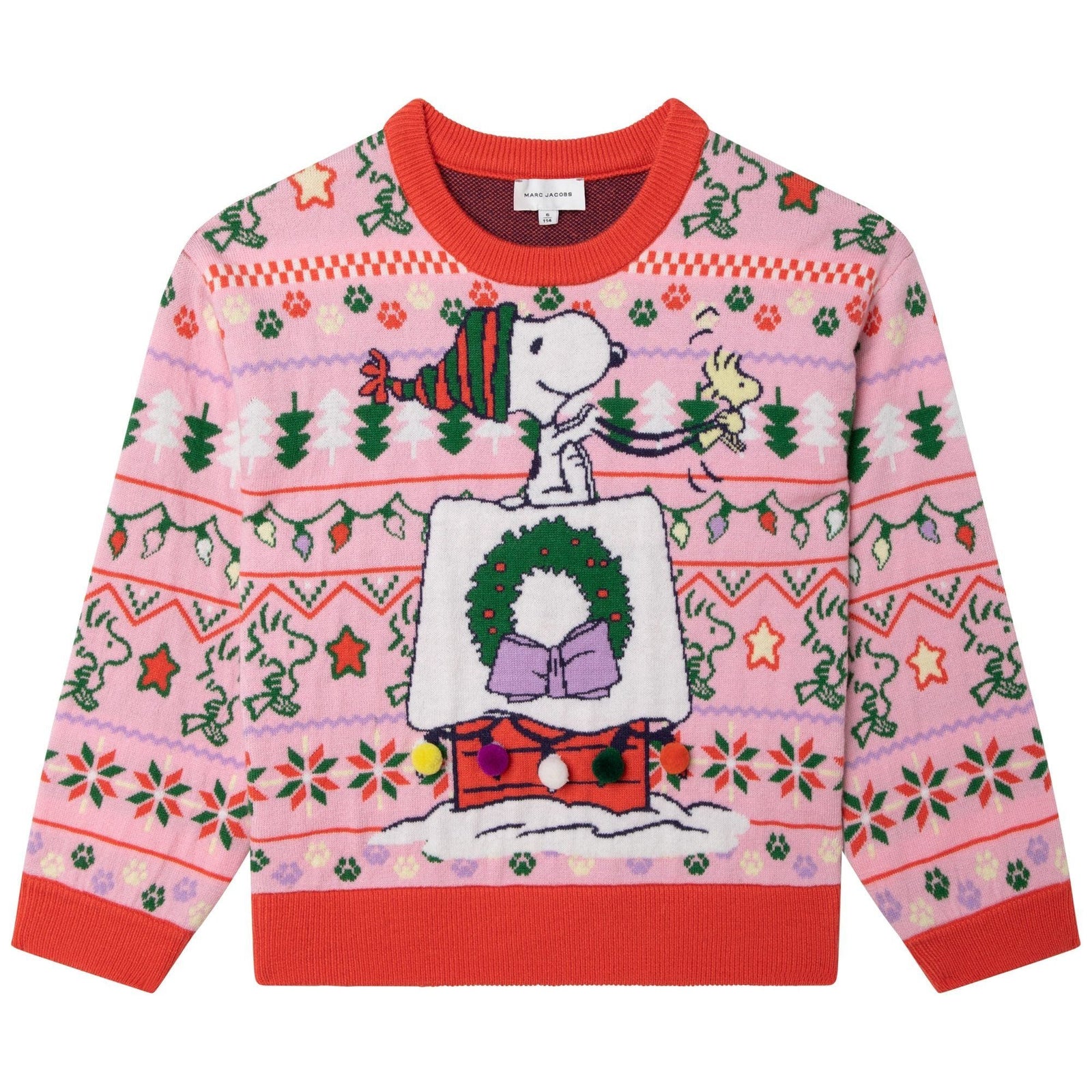 Snoopy Christmas Jumper - Pink