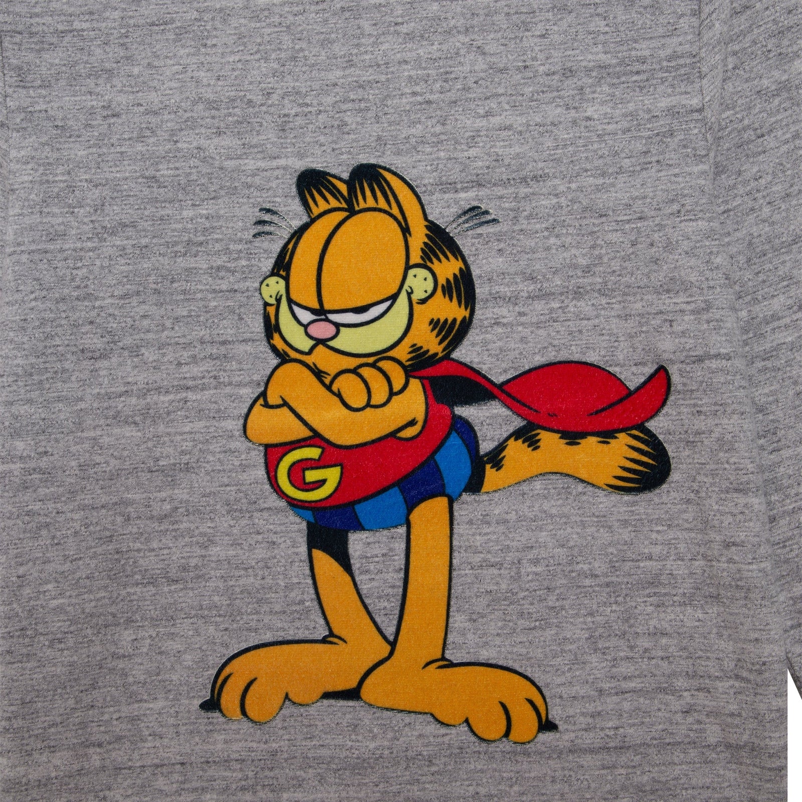 Garfield Long Sleeve T-Shirt - Chine Grey