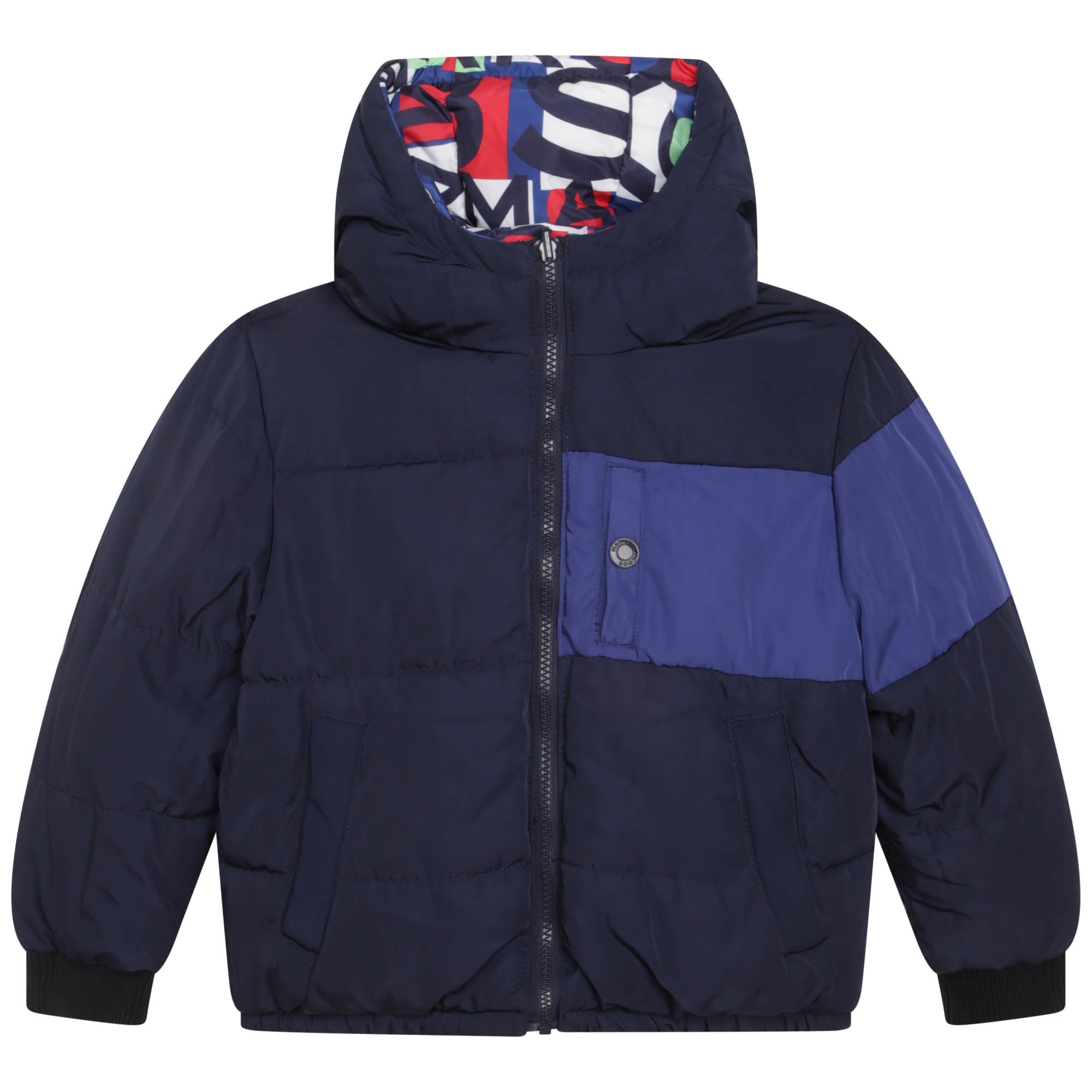 Reversible Puffer Jacket - Red/Blue