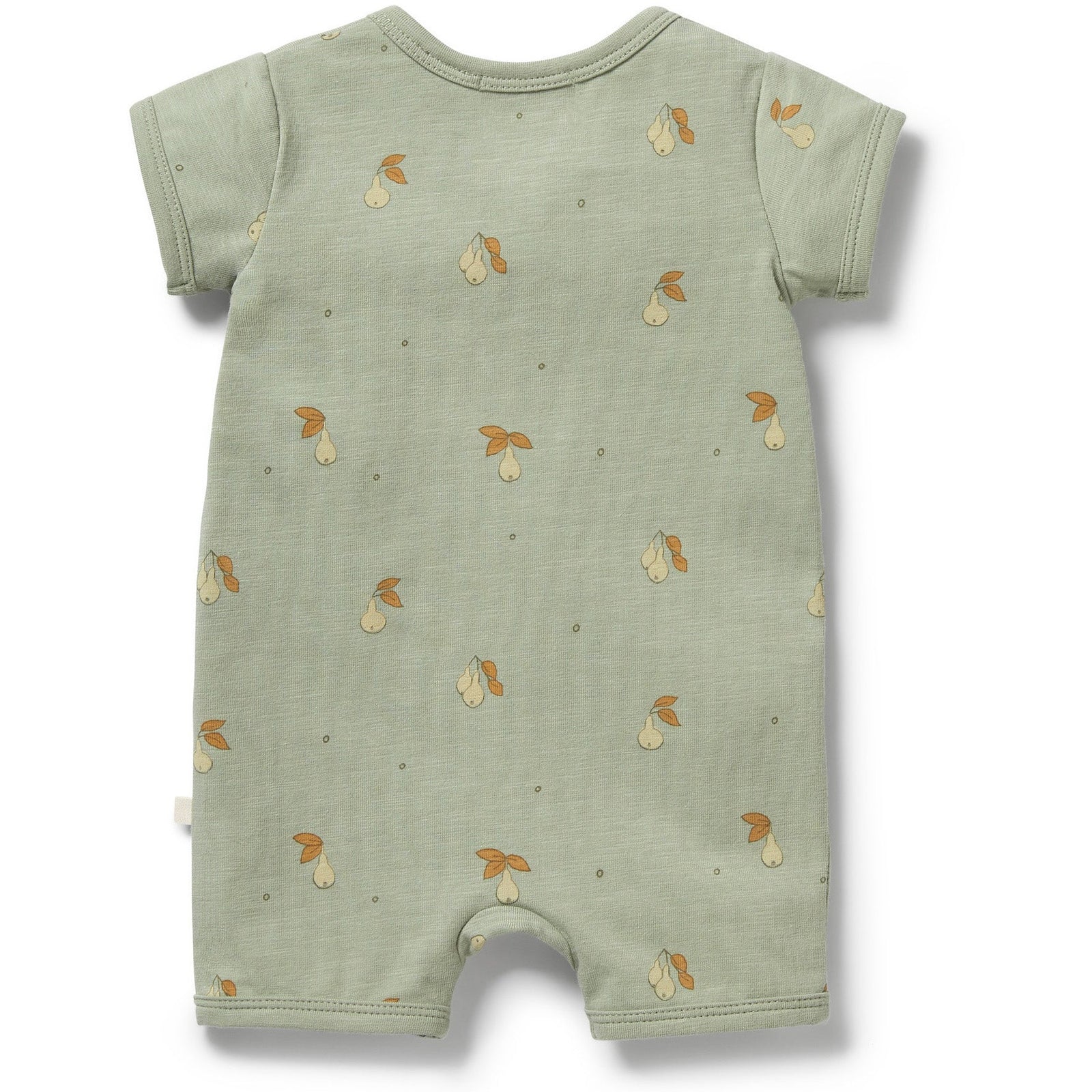 Organic Boyleg Zipsuit- Perfect Pears