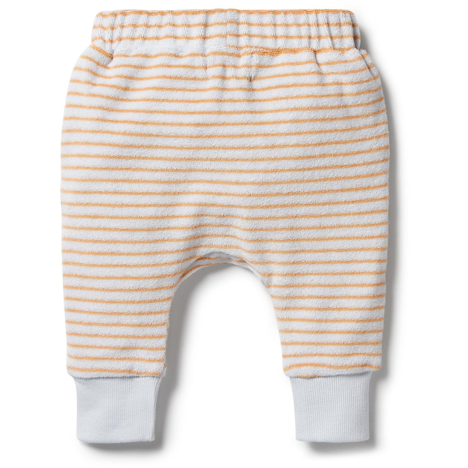 Organic Terry Slouch Pant- Nutmeg Stripe