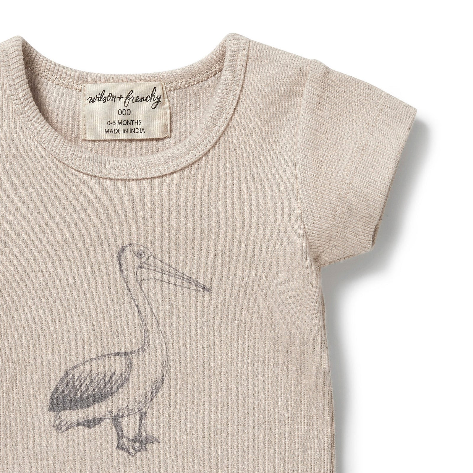 Organic Rib Tee- Little Pelican
