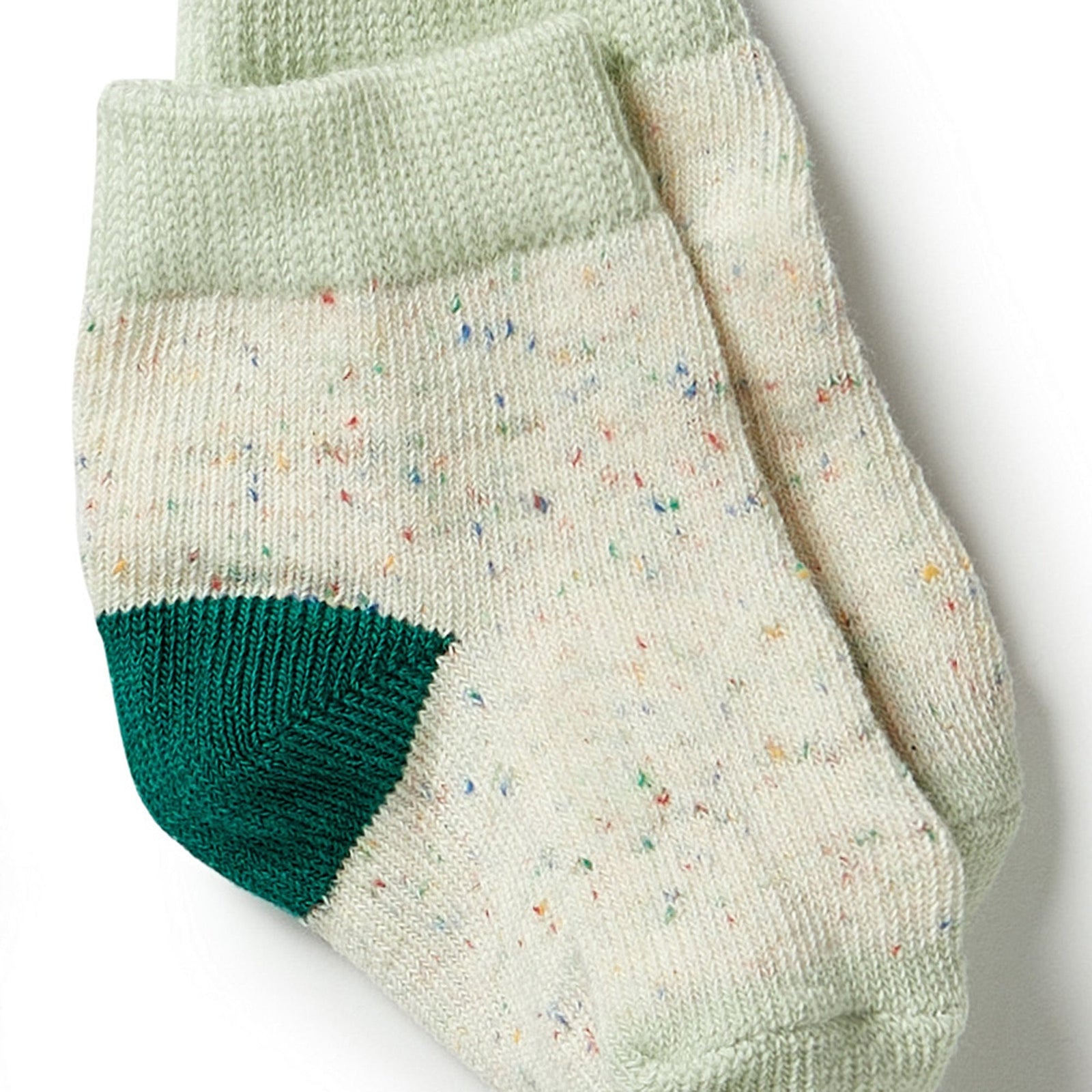 Organic 3 Pack Baby Socks - Deep Sea / Pistachio / Oatmeal