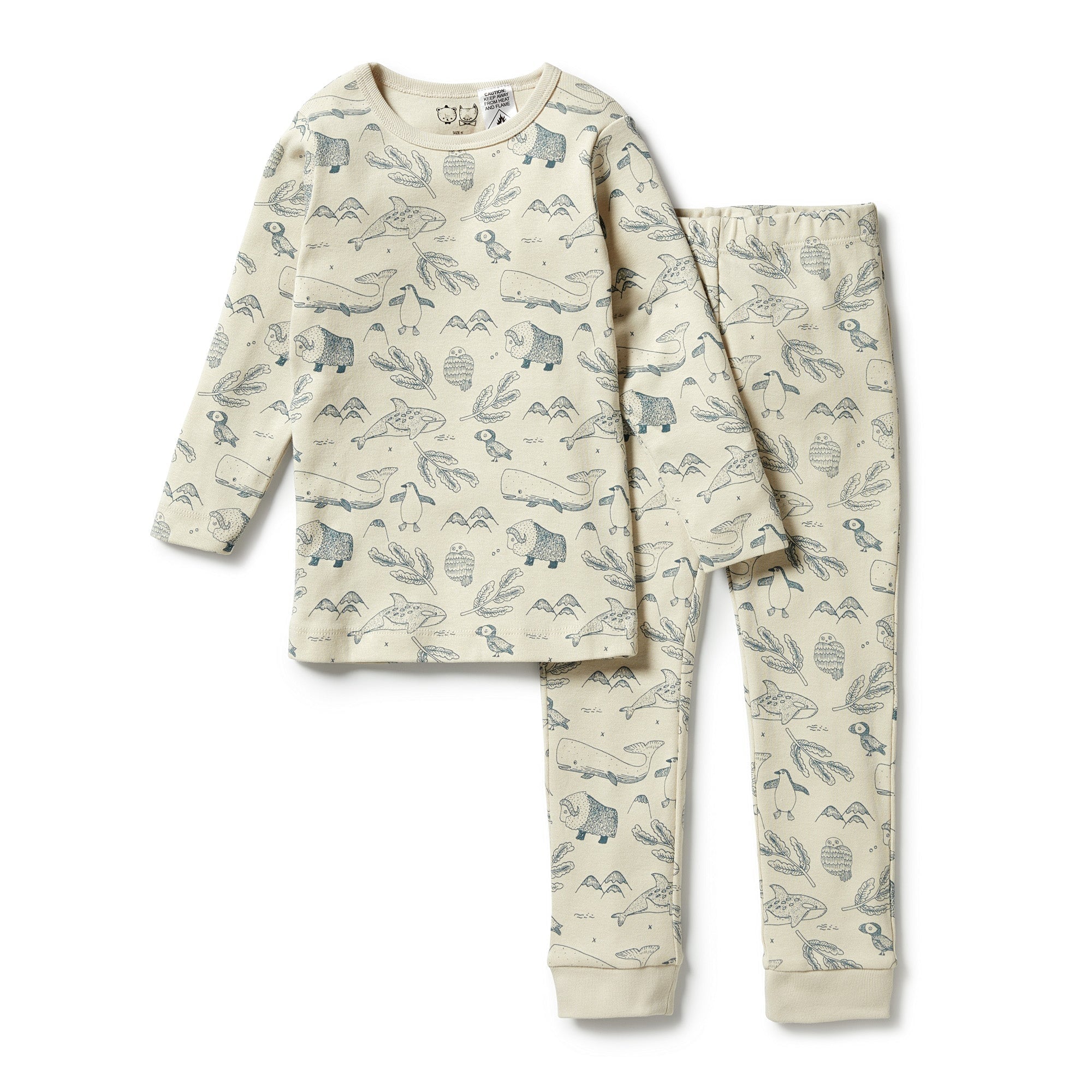 Arctic Blast - Organic Long Sleeve Pyjamas