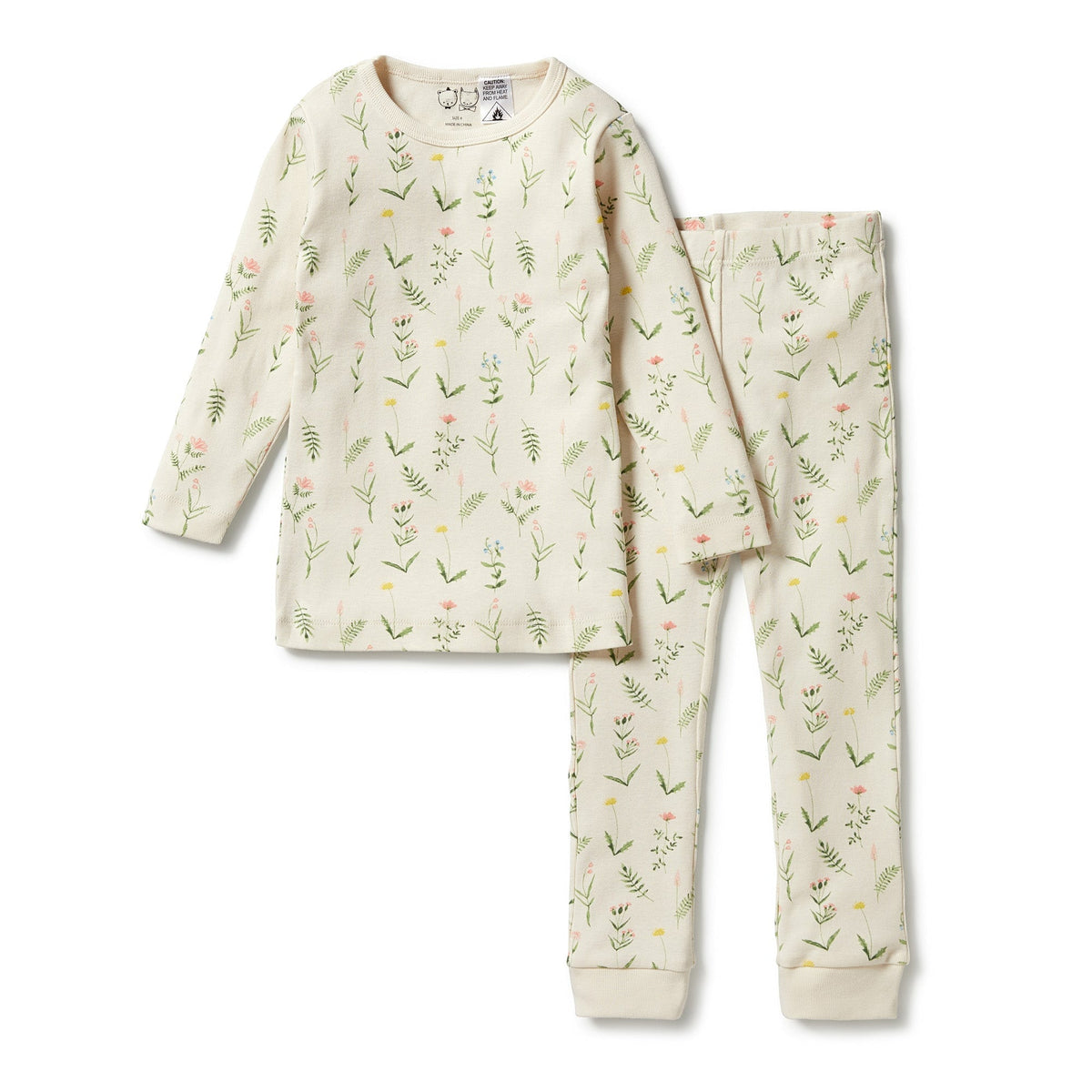 Wild Flower - Organic Long Sleeve Pyjamas