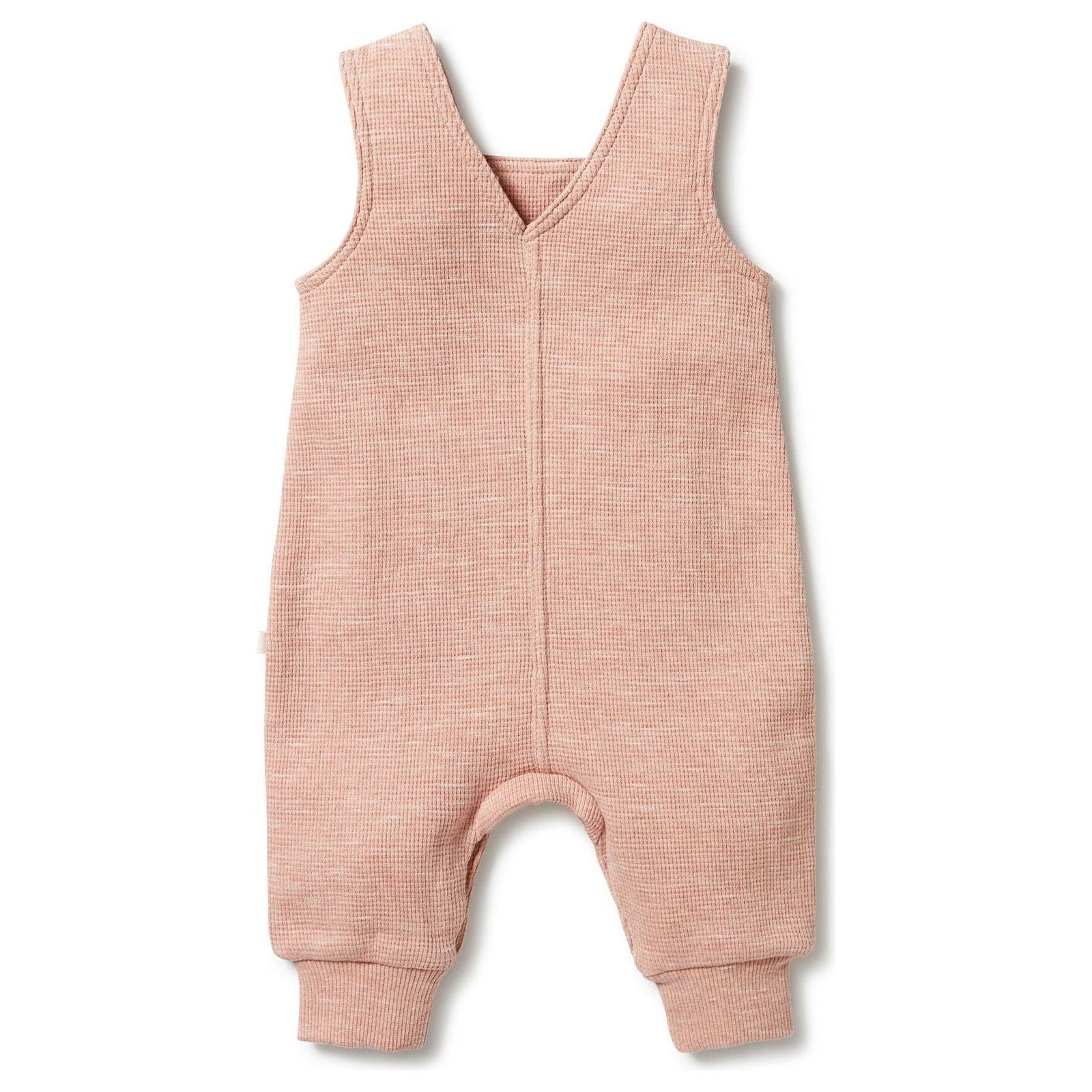 Peach - Organic Waffle Overall