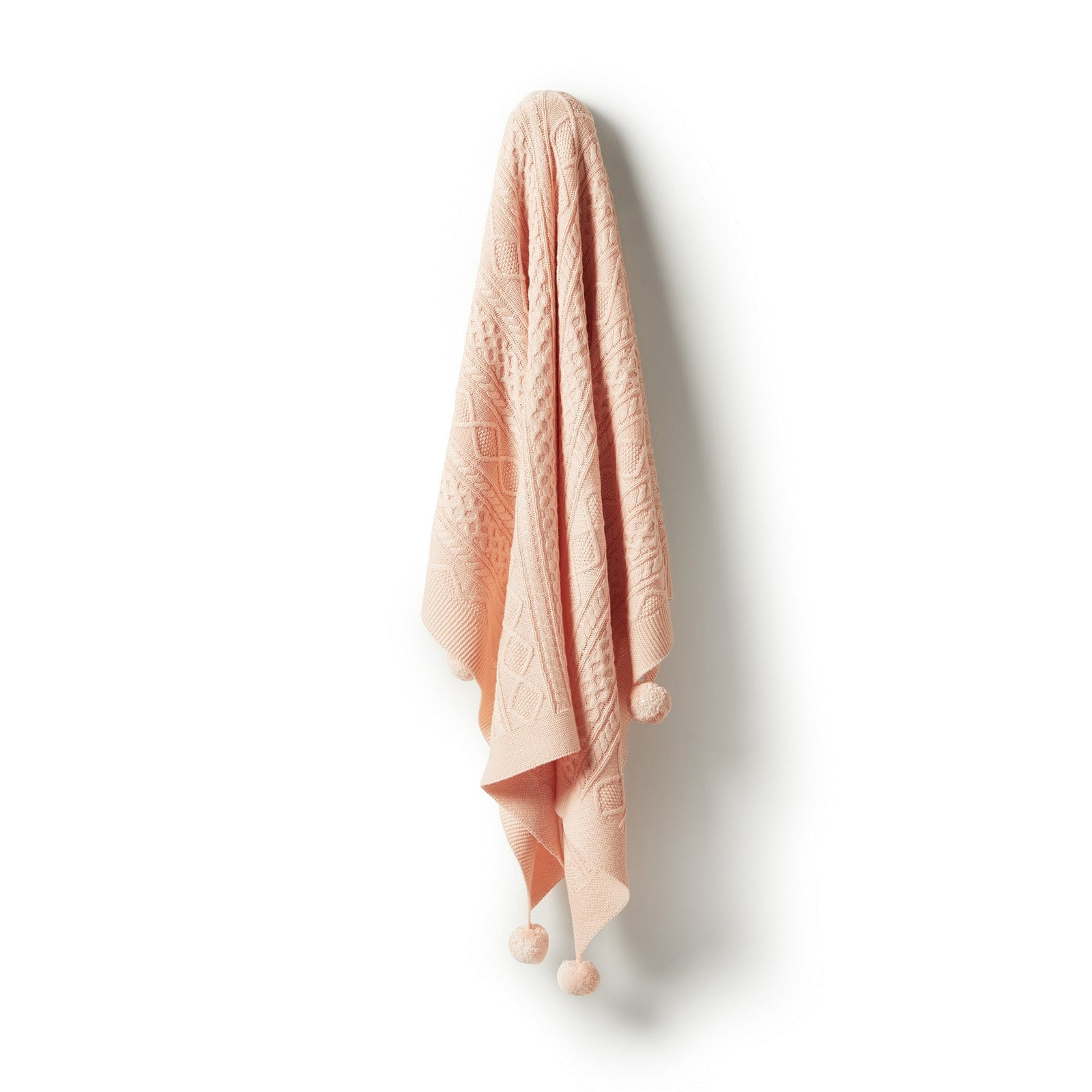 Shell - Knitted Mini Cable Blanket
