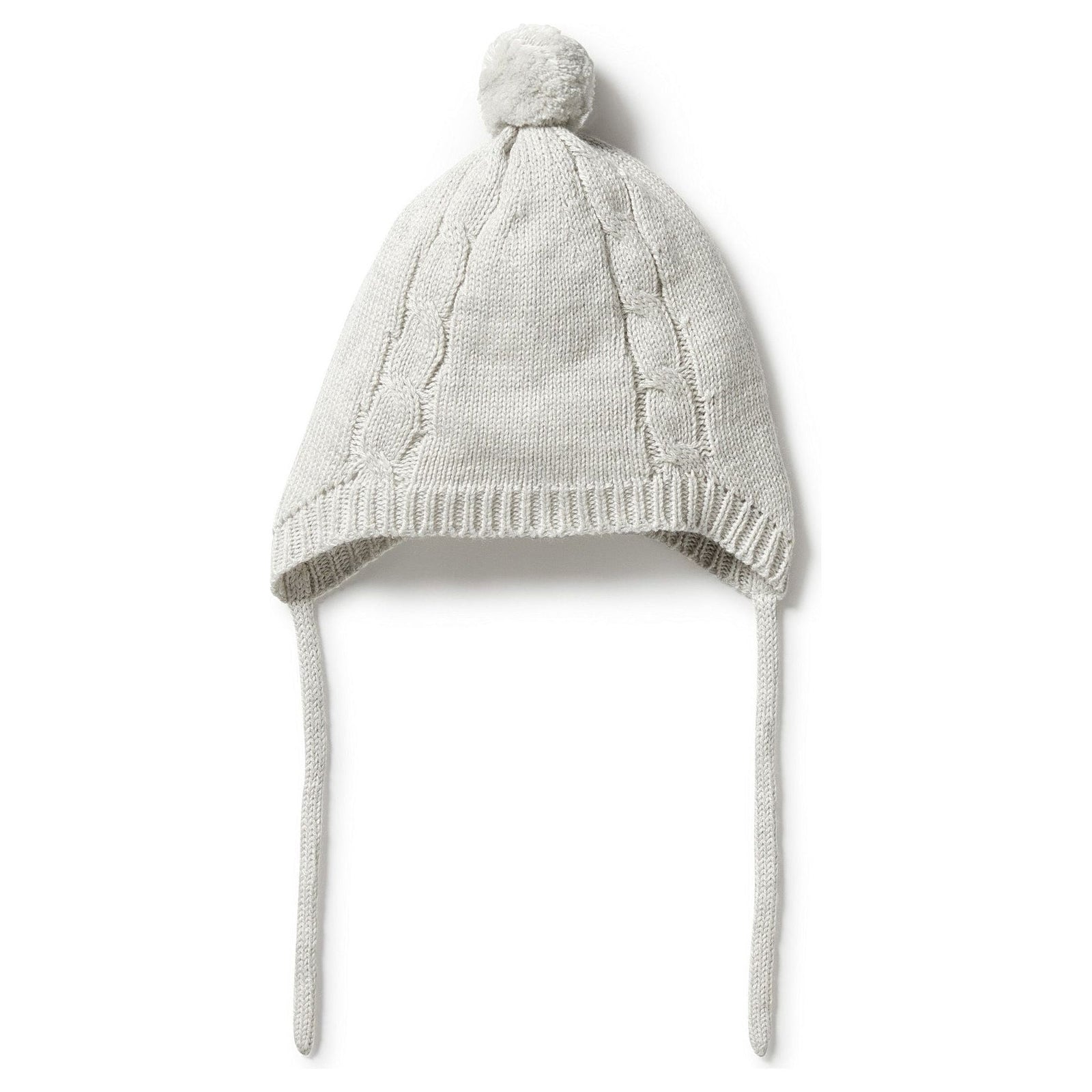 Cable Bonnet Grey Melange