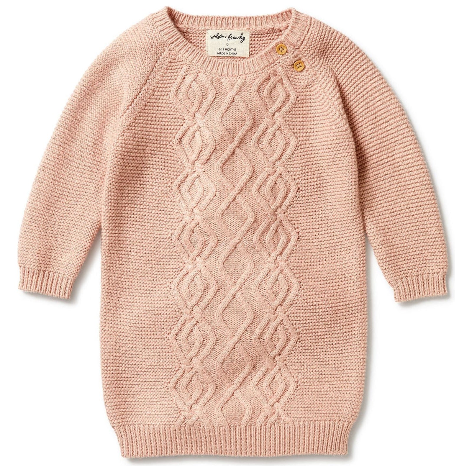 Rose - Knitted Cable Dress