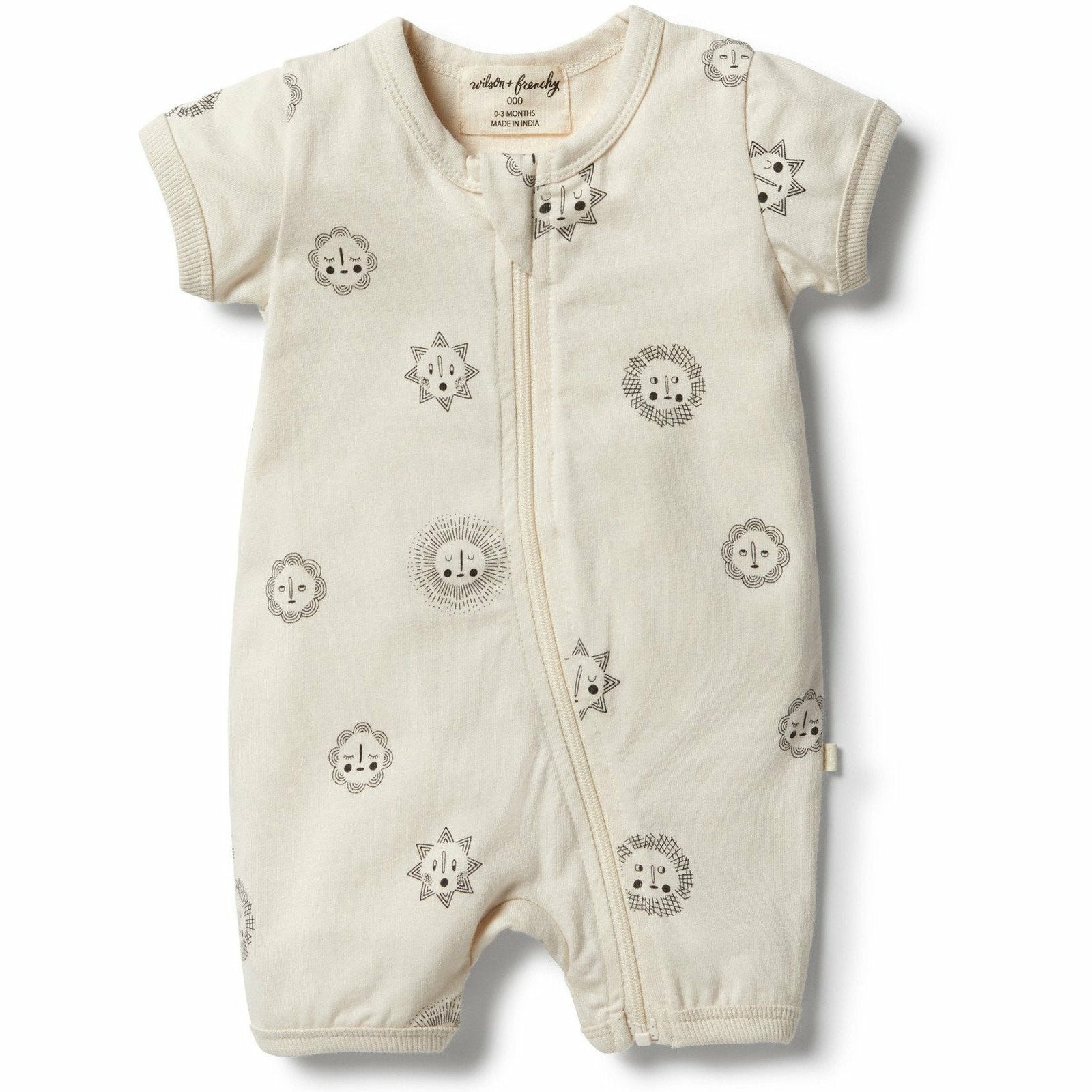 Organic Boyleg Zipsuit - Sunshine