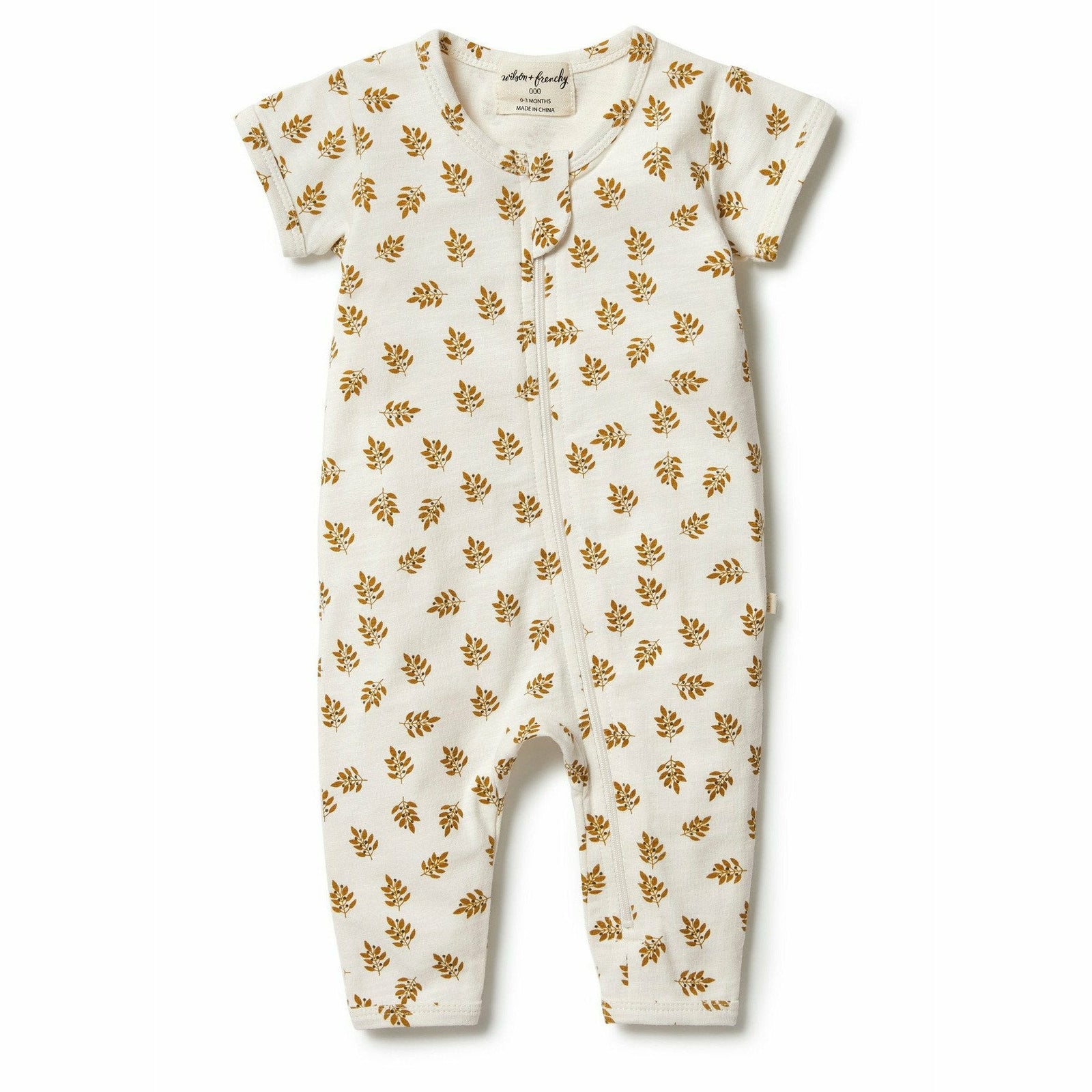Organic Zipsuit - Gracie